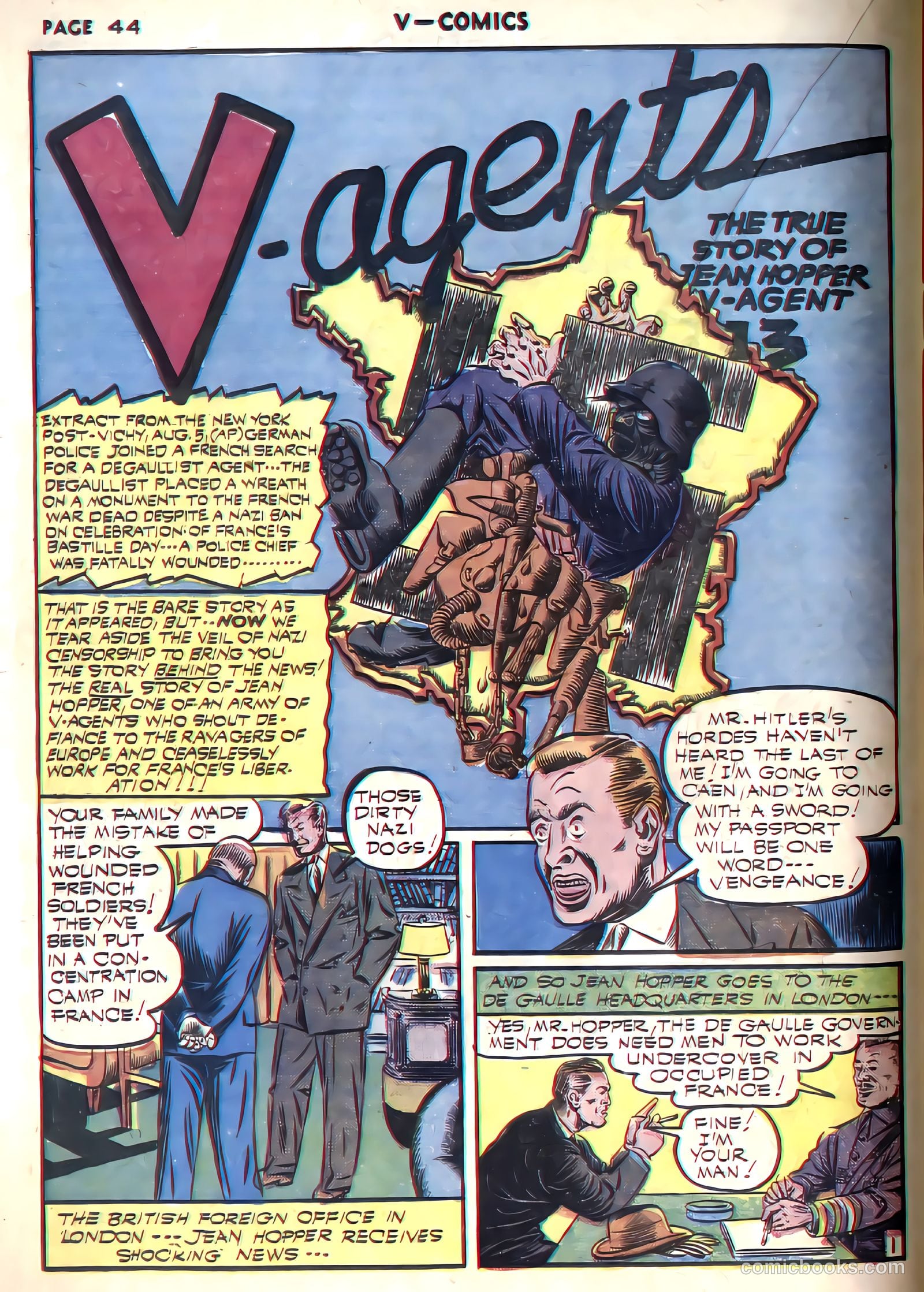 V...- Comics #1 (1941) — page 45 of 65