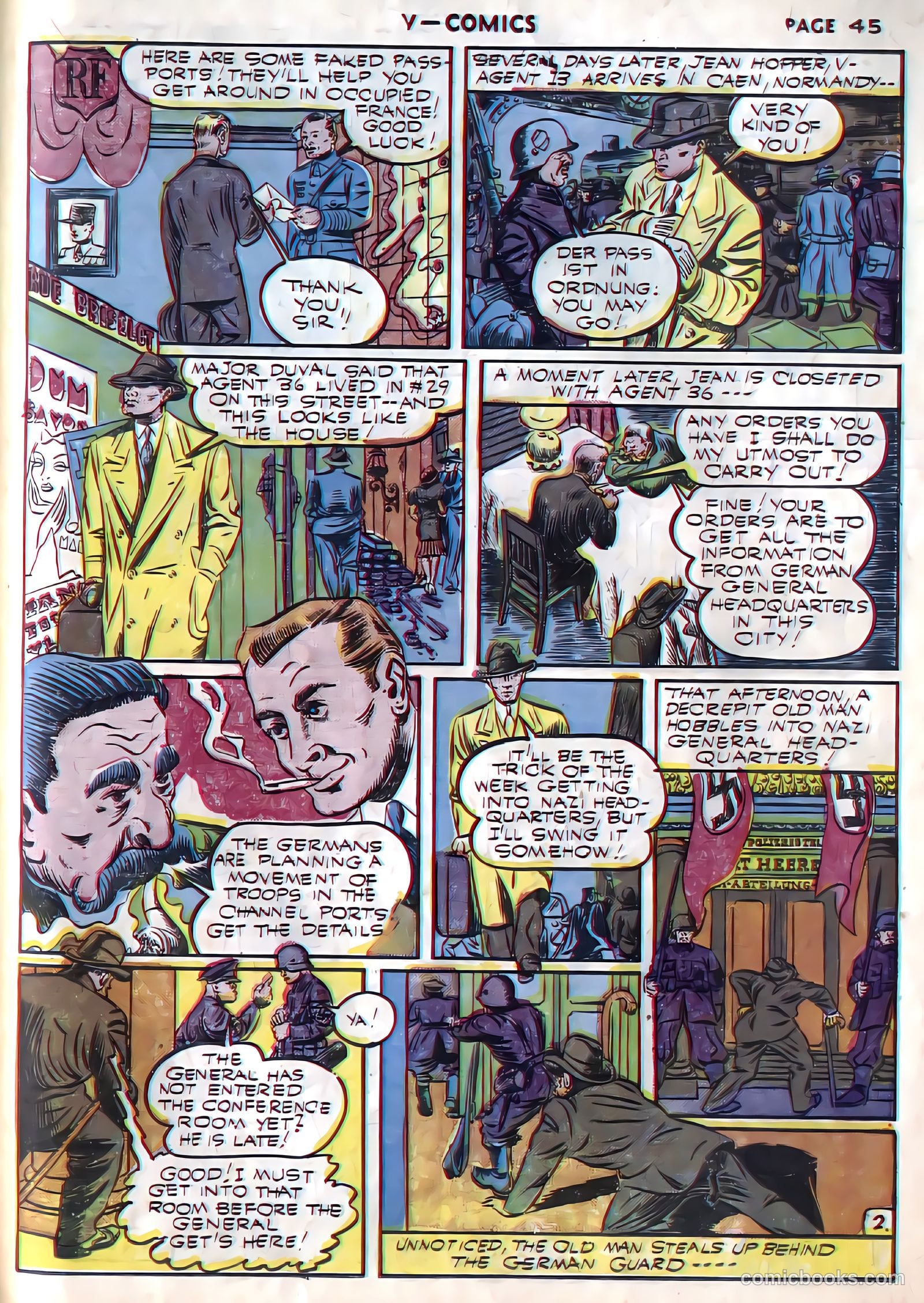 V...- Comics #1 (1941) — page 46 of 65