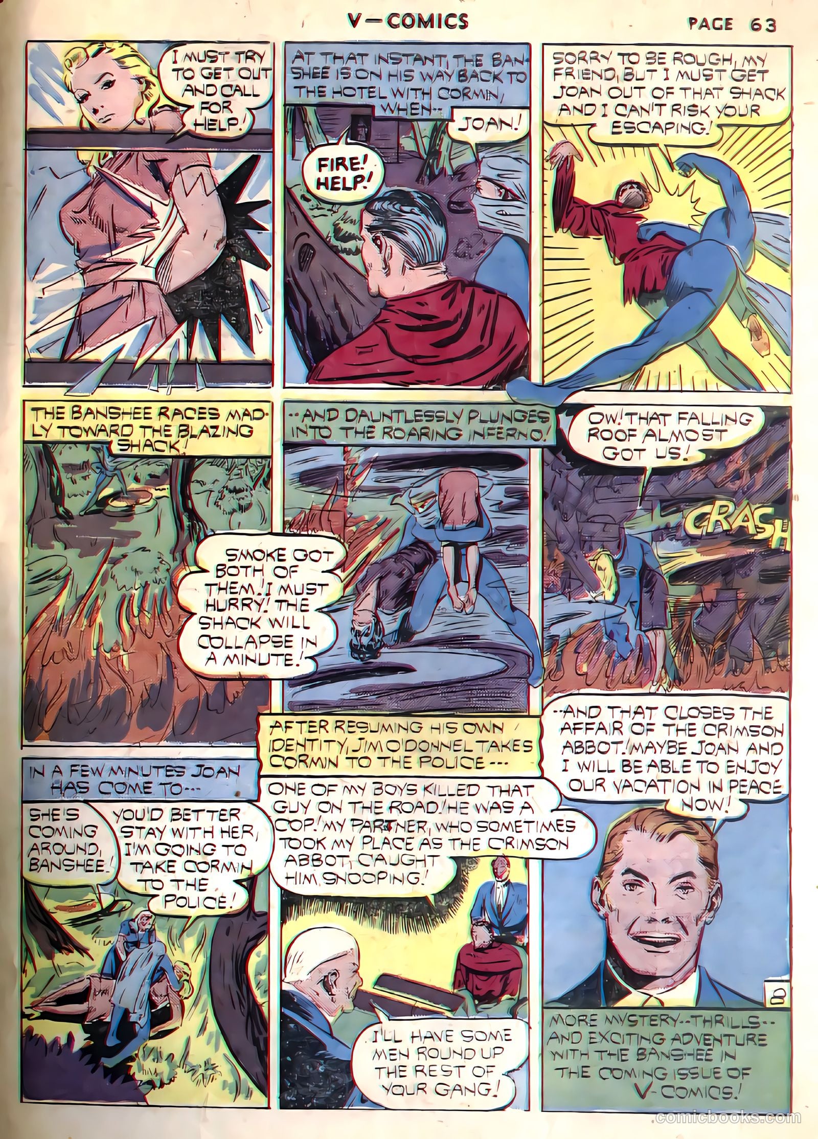 V...- Comics #1 (1941) — page 64 of 65