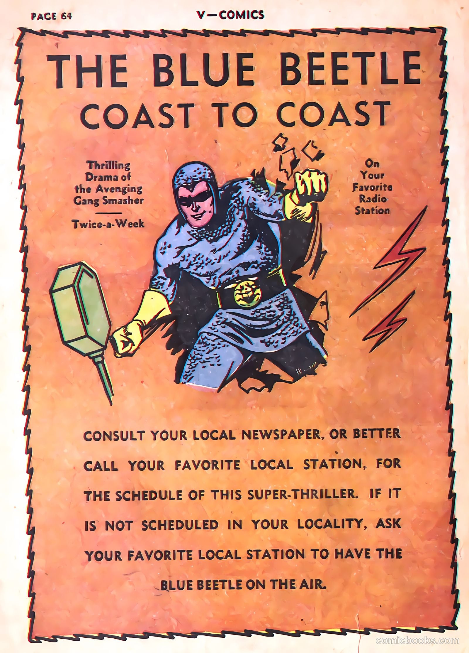 V...- Comics #1 (1941) — page 65 of 65
