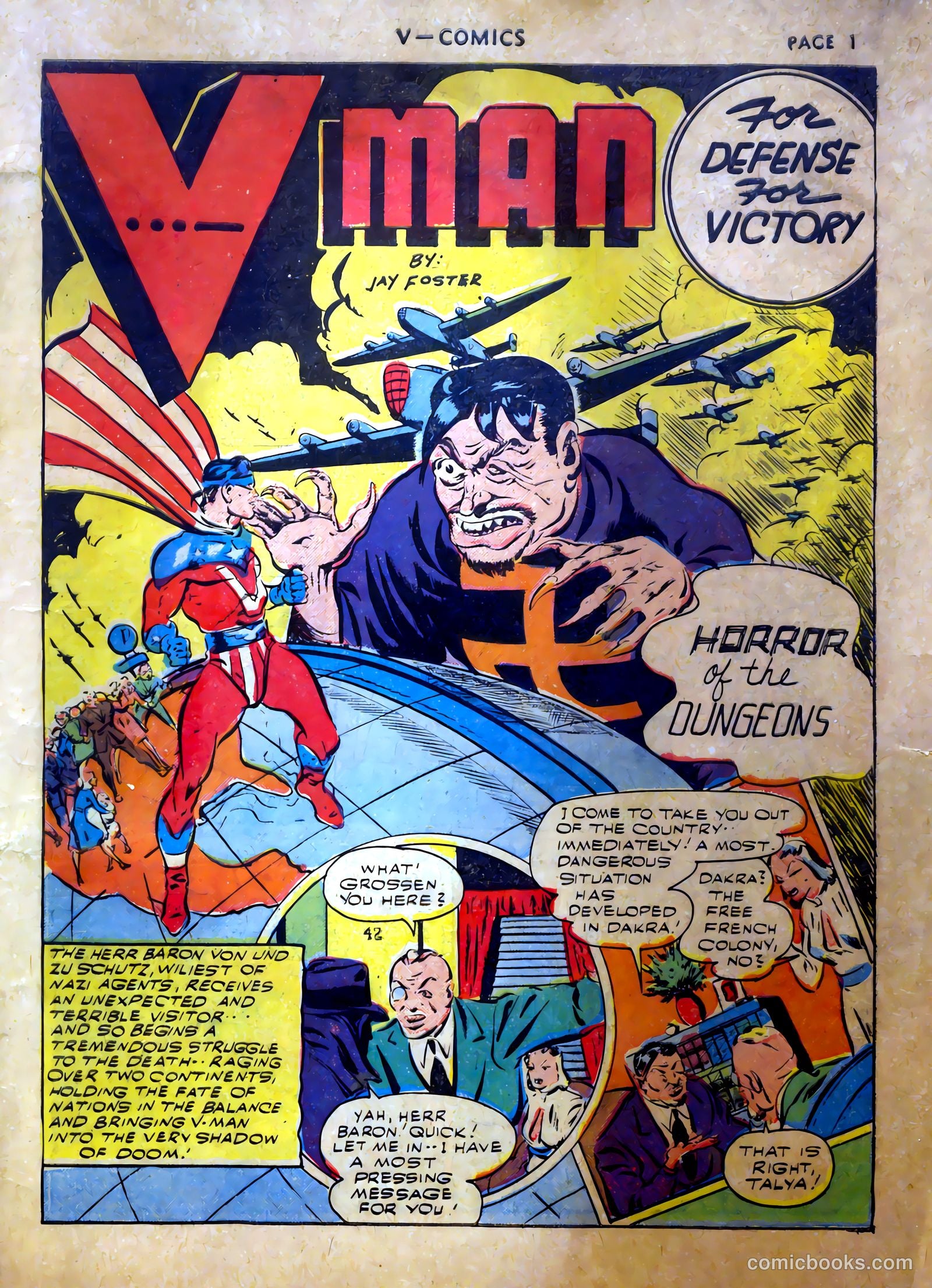 V...- Comics #2 (1942) — page 2 of 67
