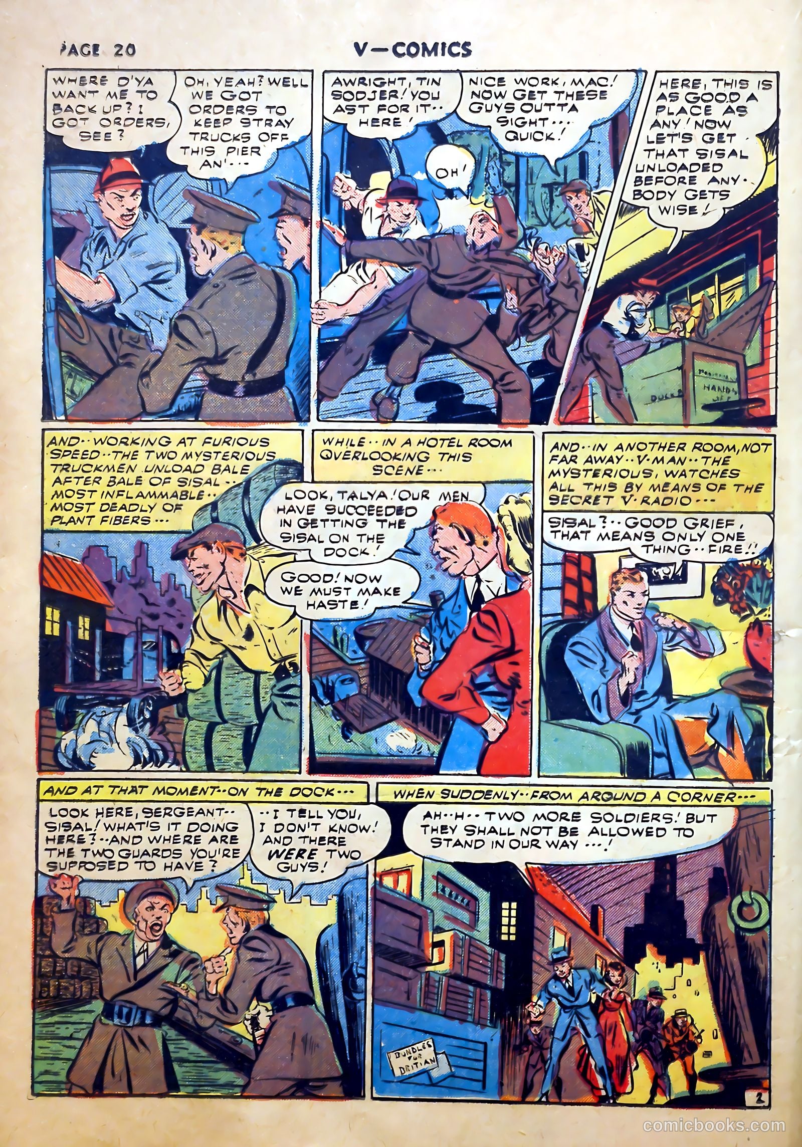 V...- Comics #2 (1942) — page 21 of 67