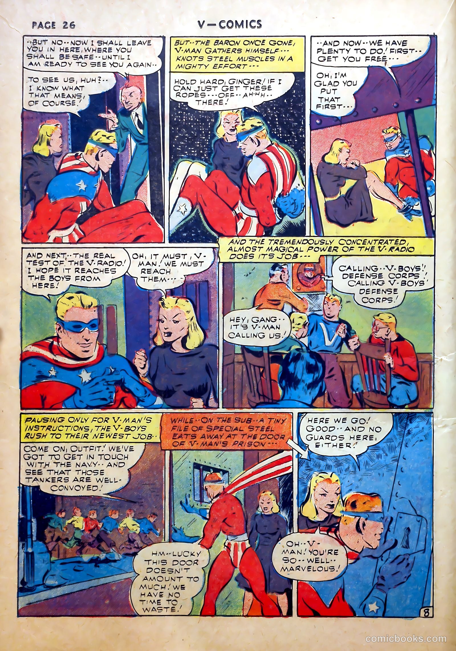 V...- Comics #2 (1942) — page 27 of 67