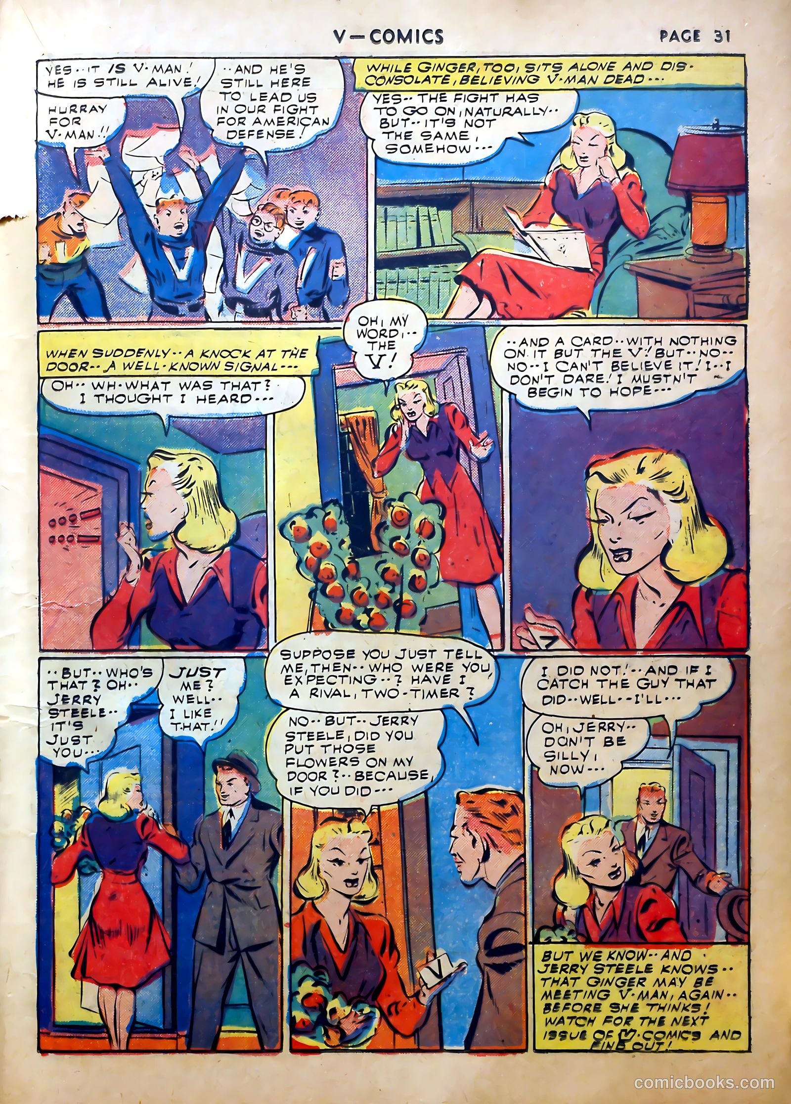 V...- Comics #2 (1942) — page 32 of 67