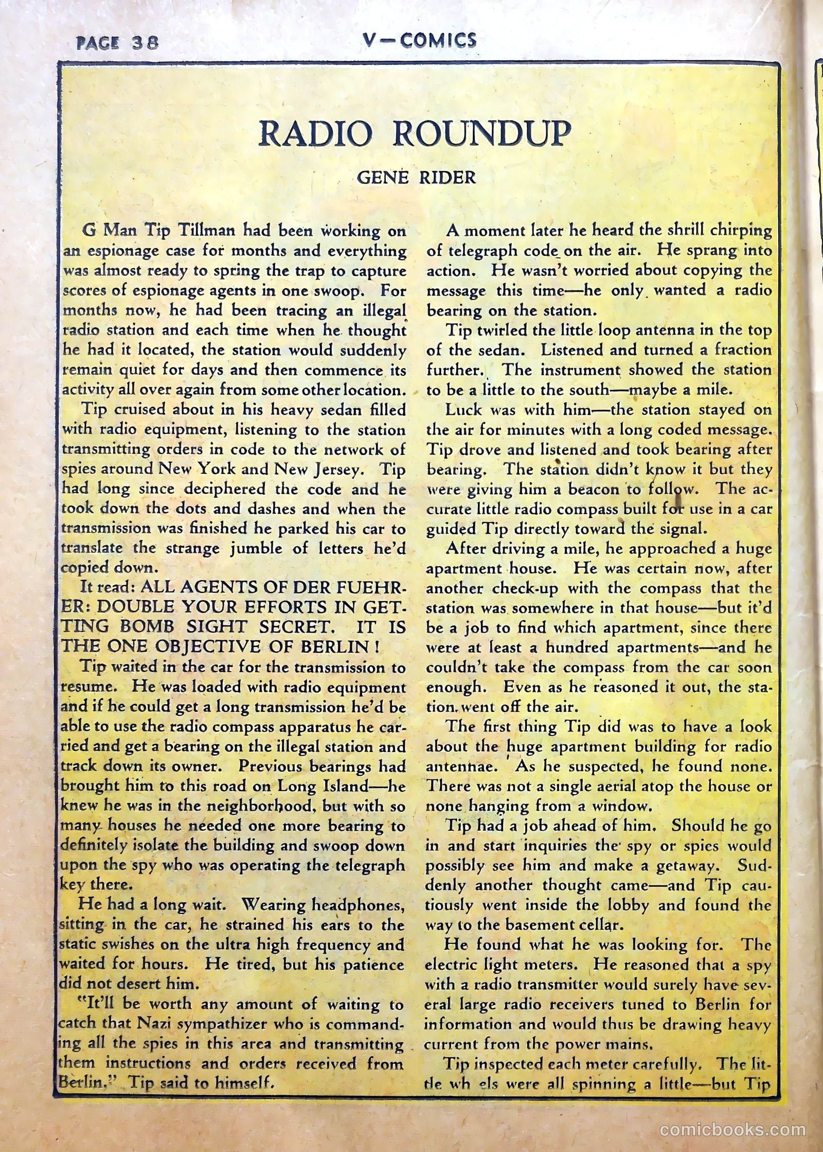 V...- Comics #2 (1942) — page 39 of 67