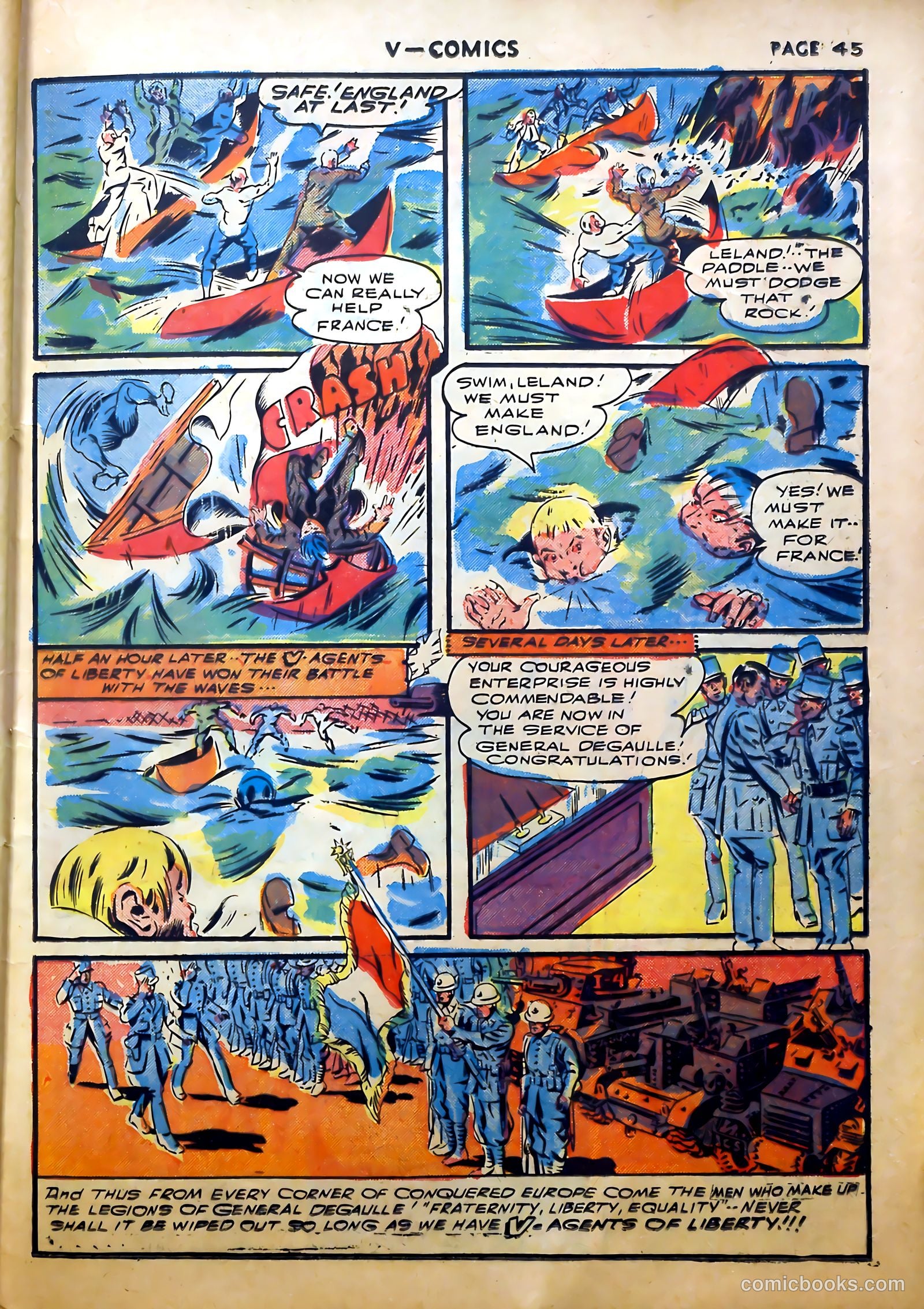 V...- Comics #2 (1942) — page 46 of 67
