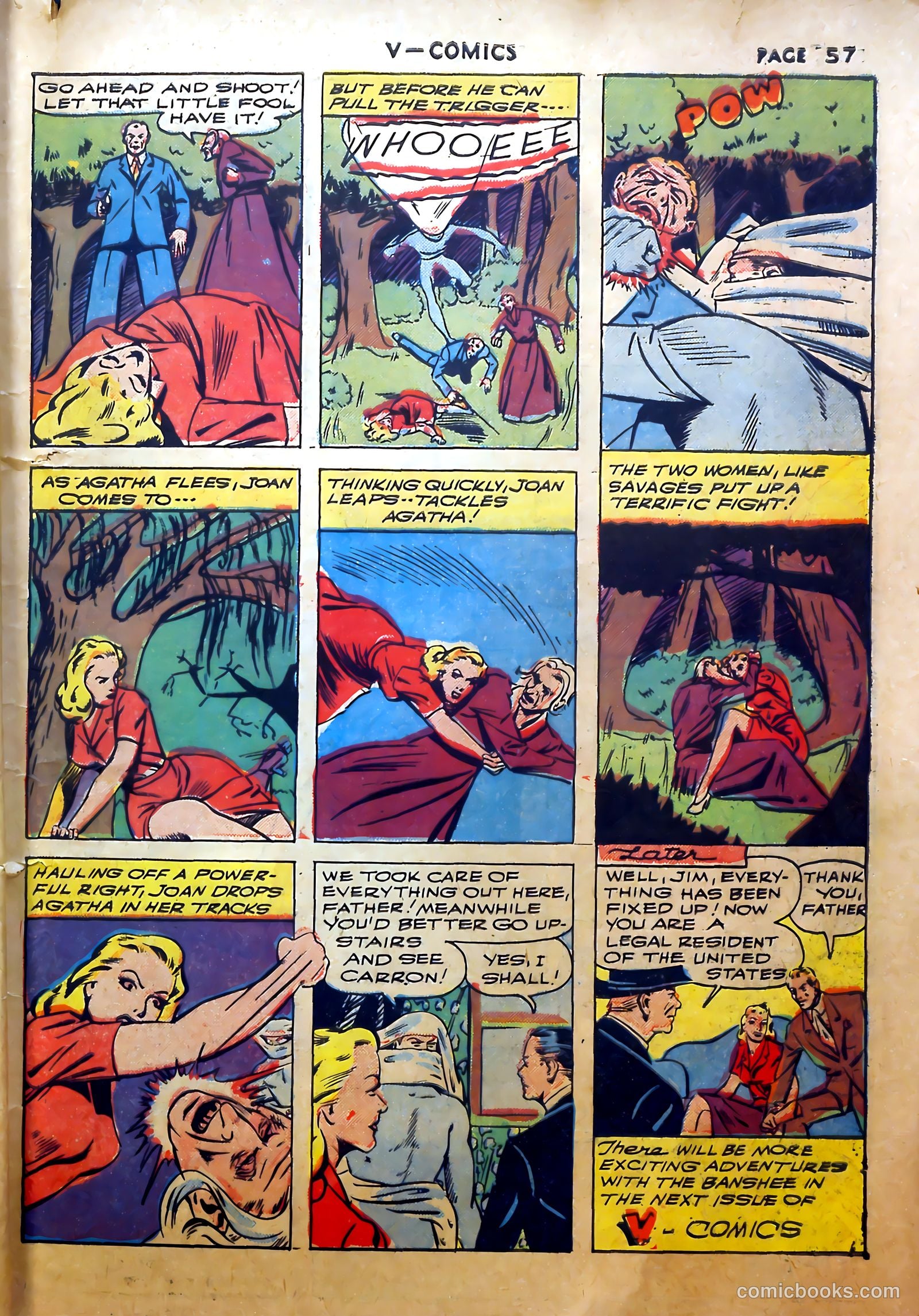 V...- Comics #2 (1942) — page 58 of 67