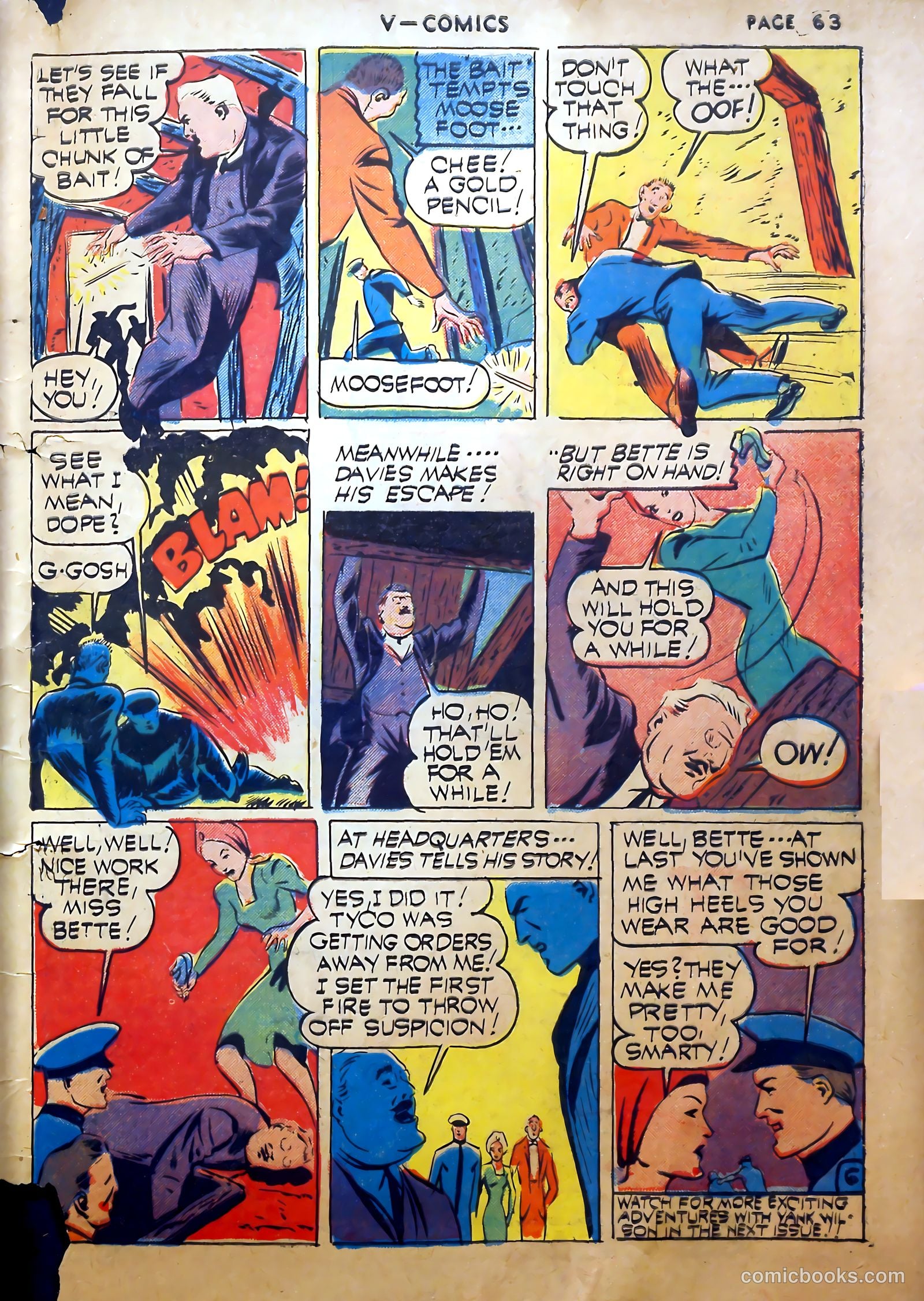 V...- Comics #2 (1942) — page 64 of 67