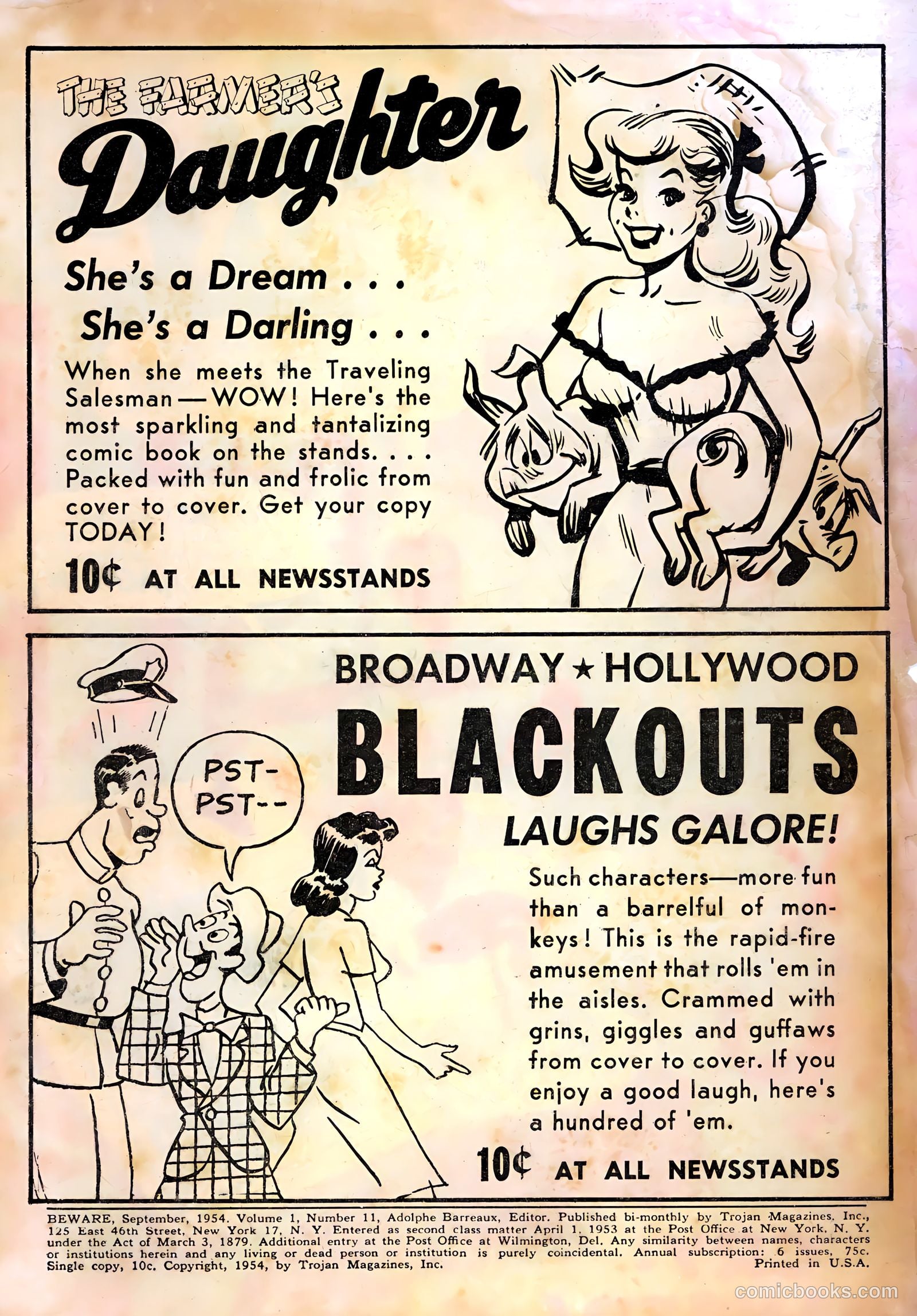 Beware #11 (1954) — page 2 of 36