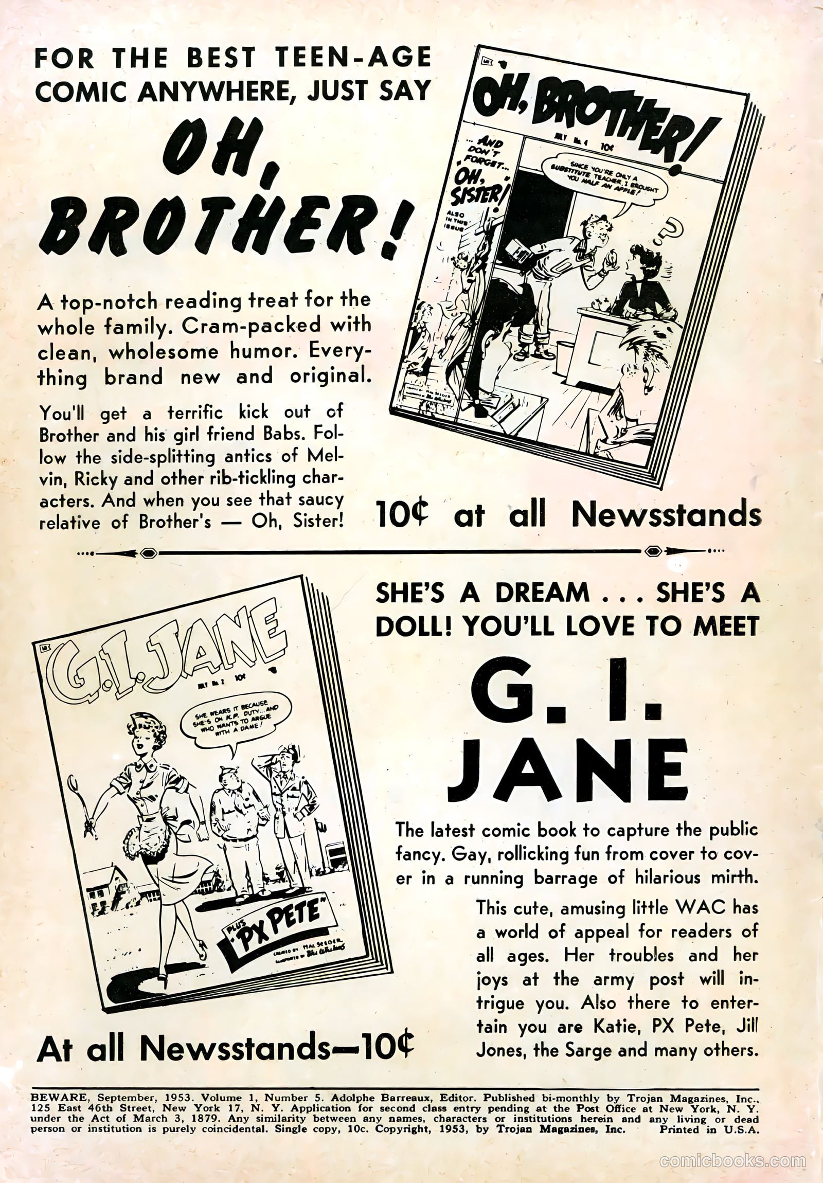 Beware #5 (1953) — page 2 of 36