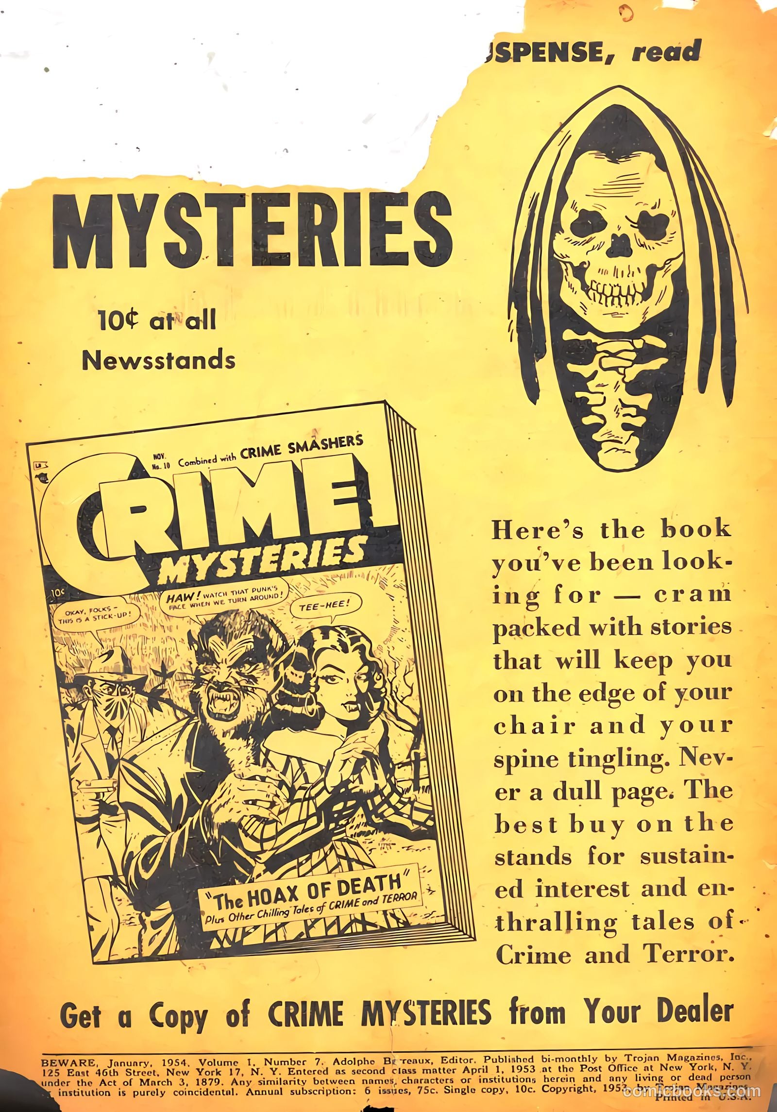Beware #7 (1954) — page 3 of 37
