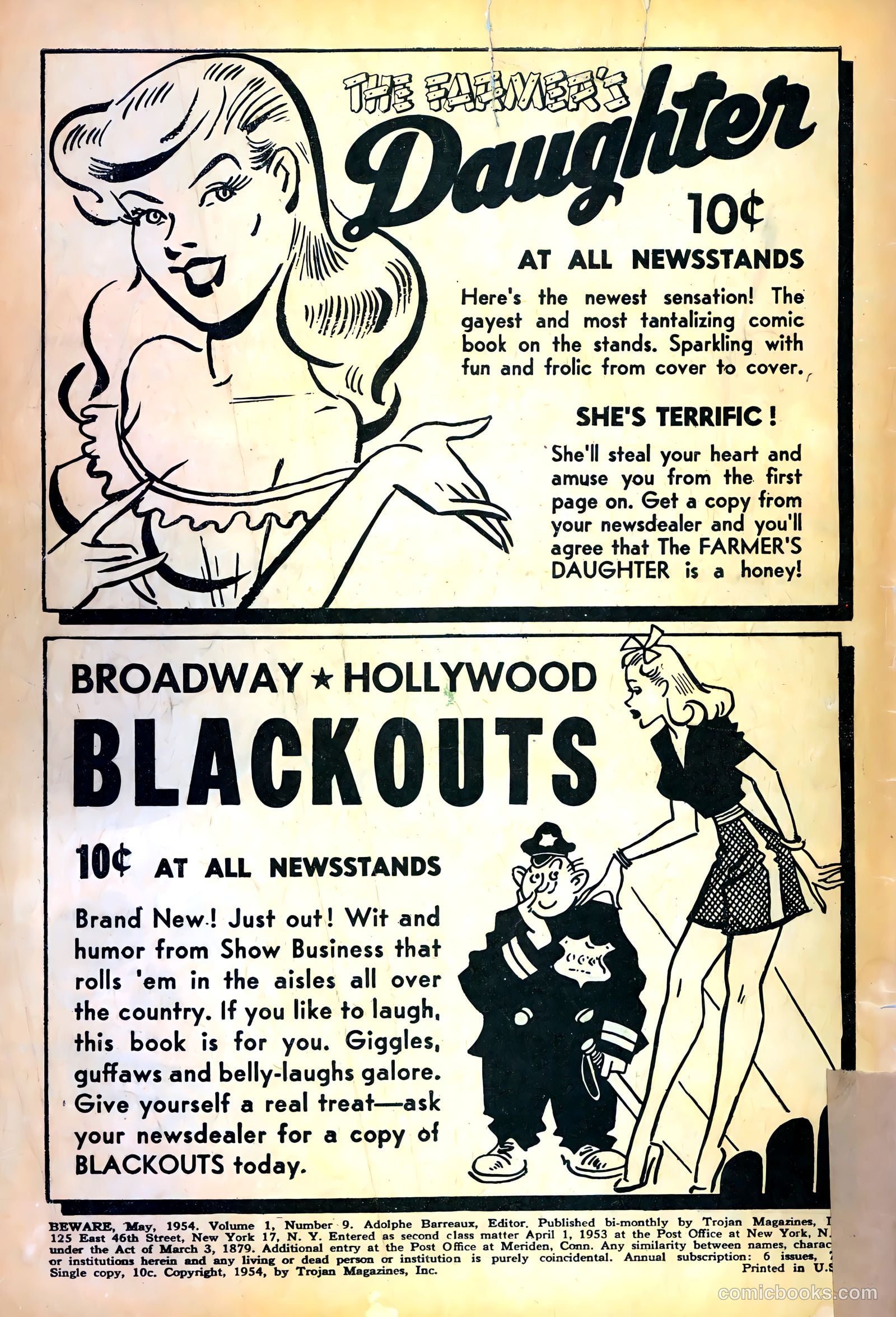 Beware #9 (1954) — page 2 of 36