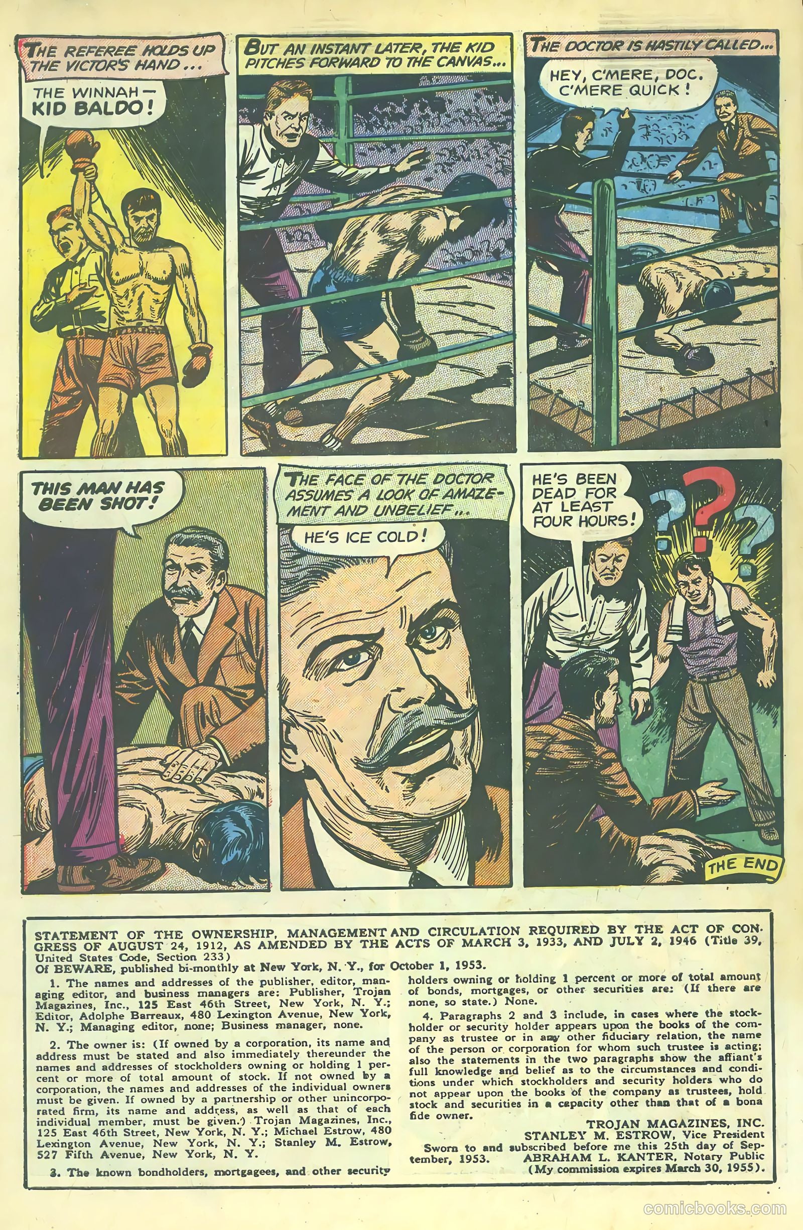 Beware #9 (1954) — page 34 of 36