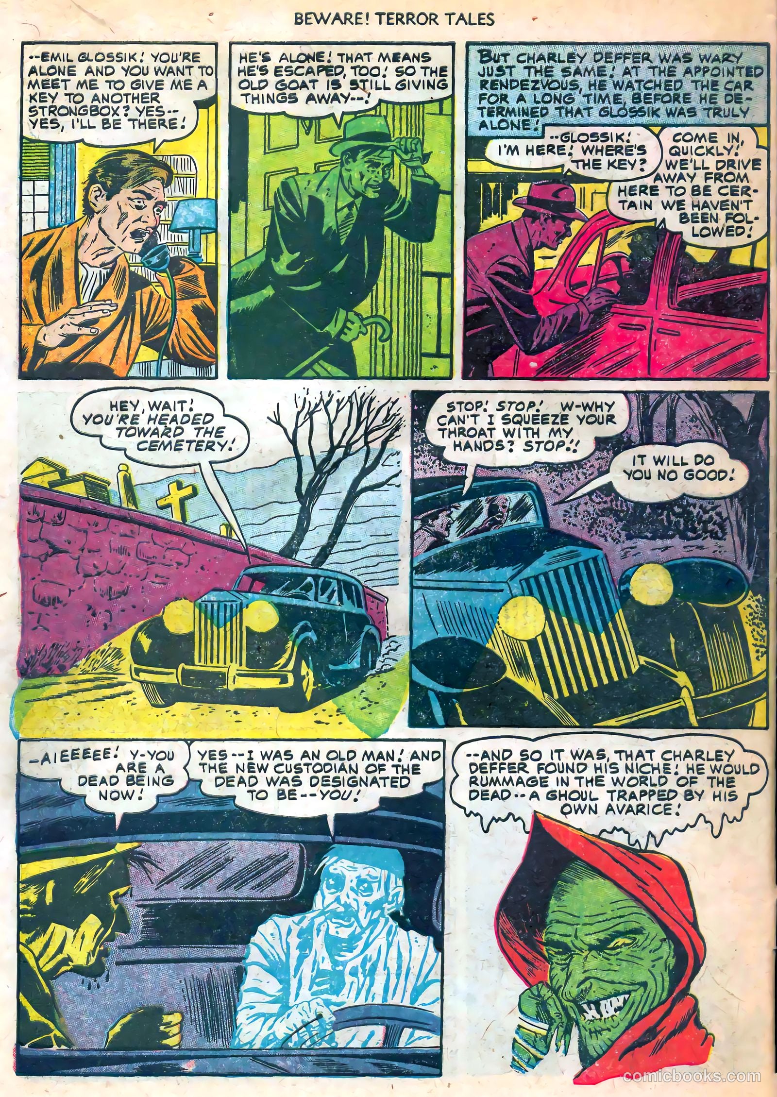 Beware! Terror Tales #1 (1952) — page 35 of 37