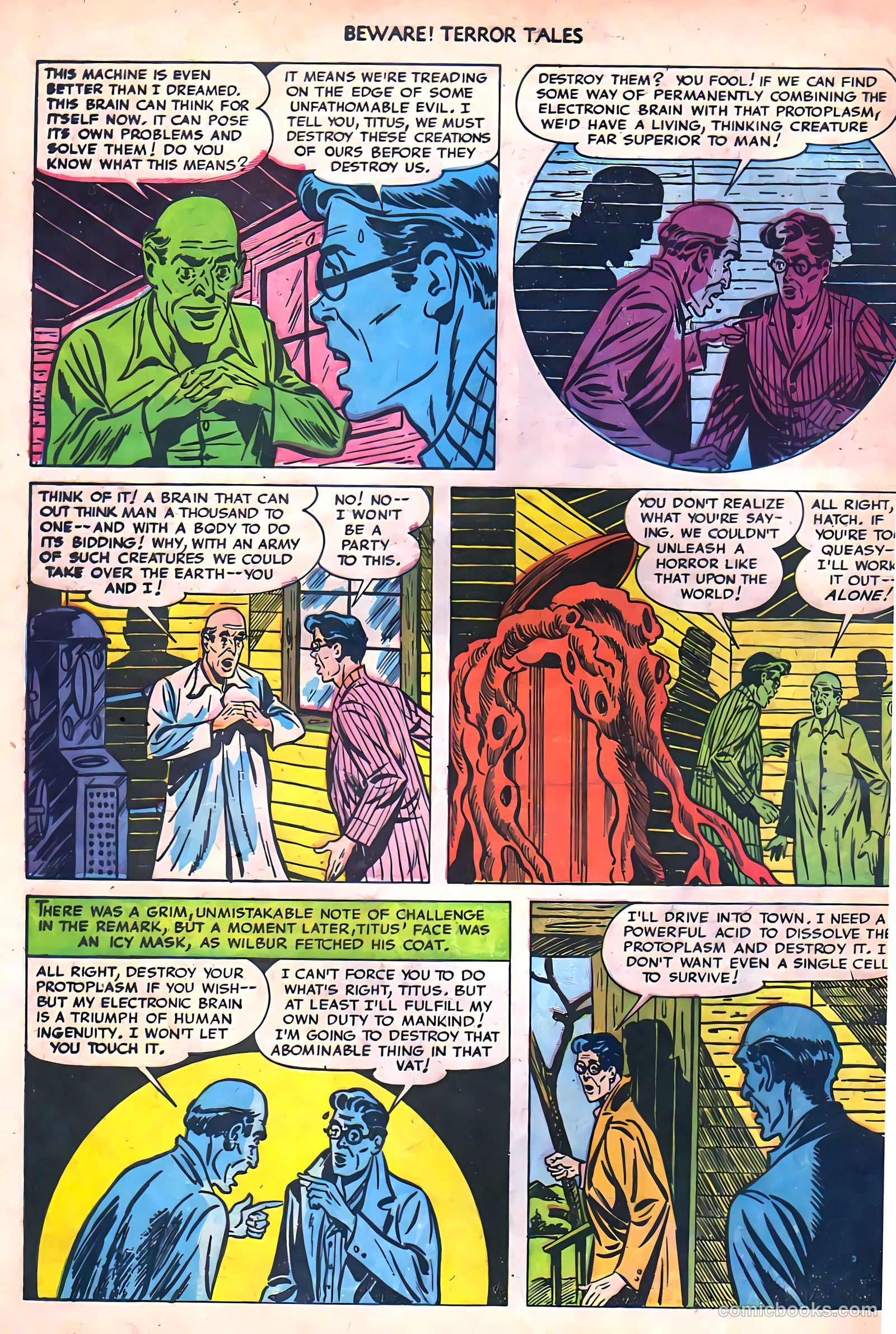 Beware! Terror Tales #4 (1952) — page 32 of 36