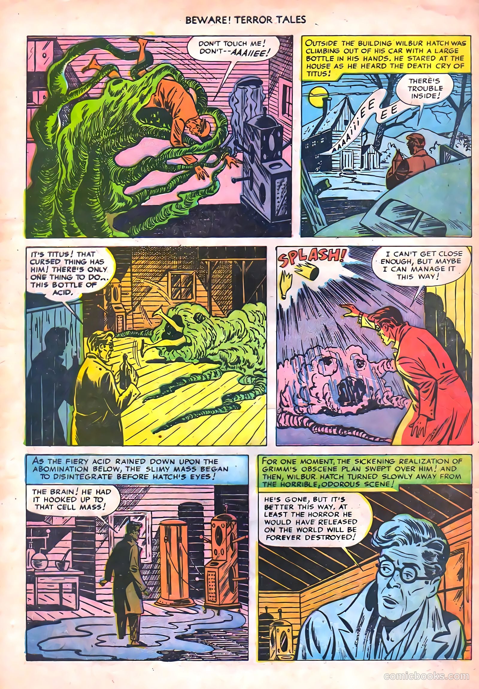 Beware! Terror Tales #4 (1952) — page 34 of 36