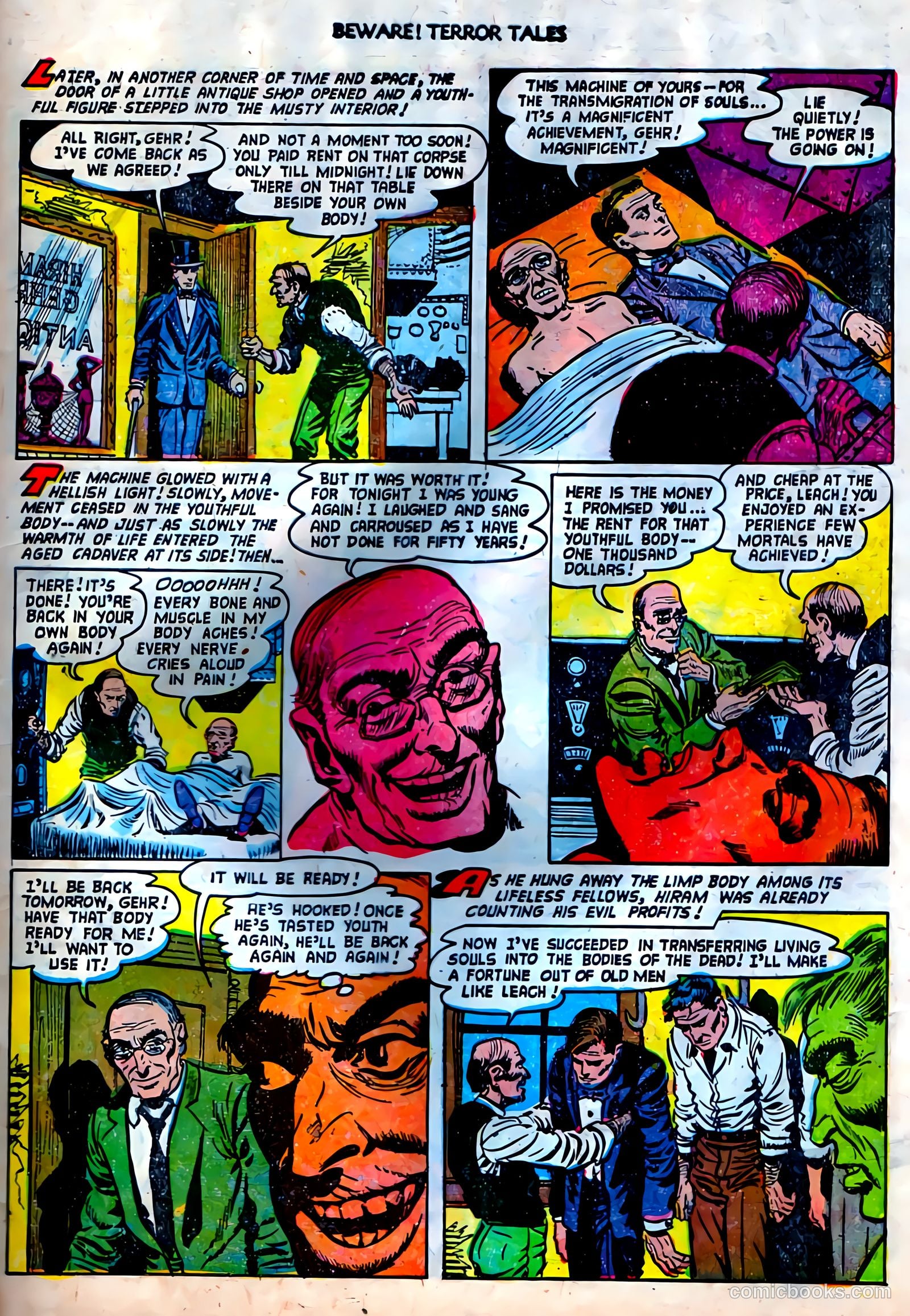Beware! Terror Tales #7 (1953) — page 31 of 36