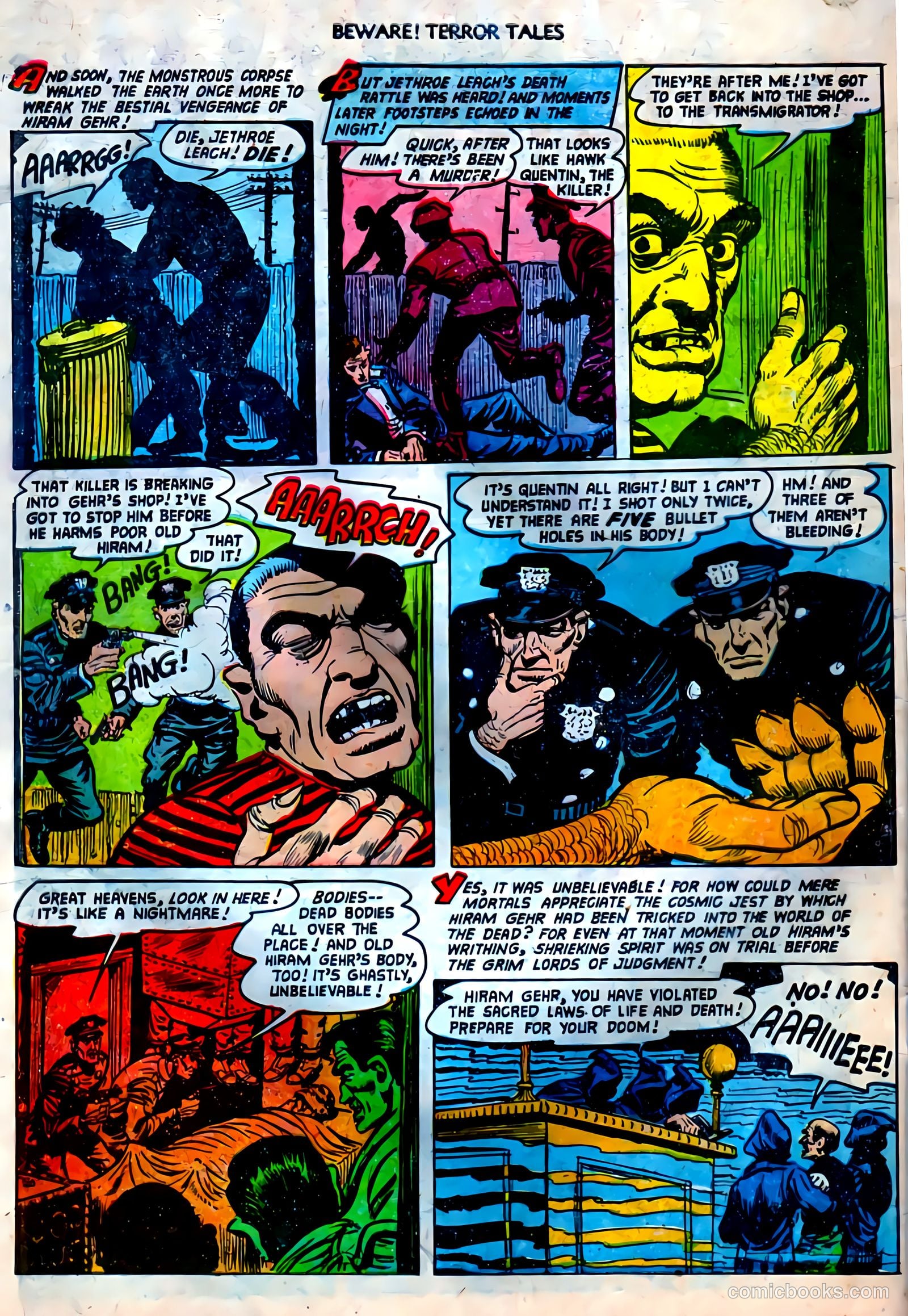 Beware! Terror Tales #7 (1953) — page 34 of 36
