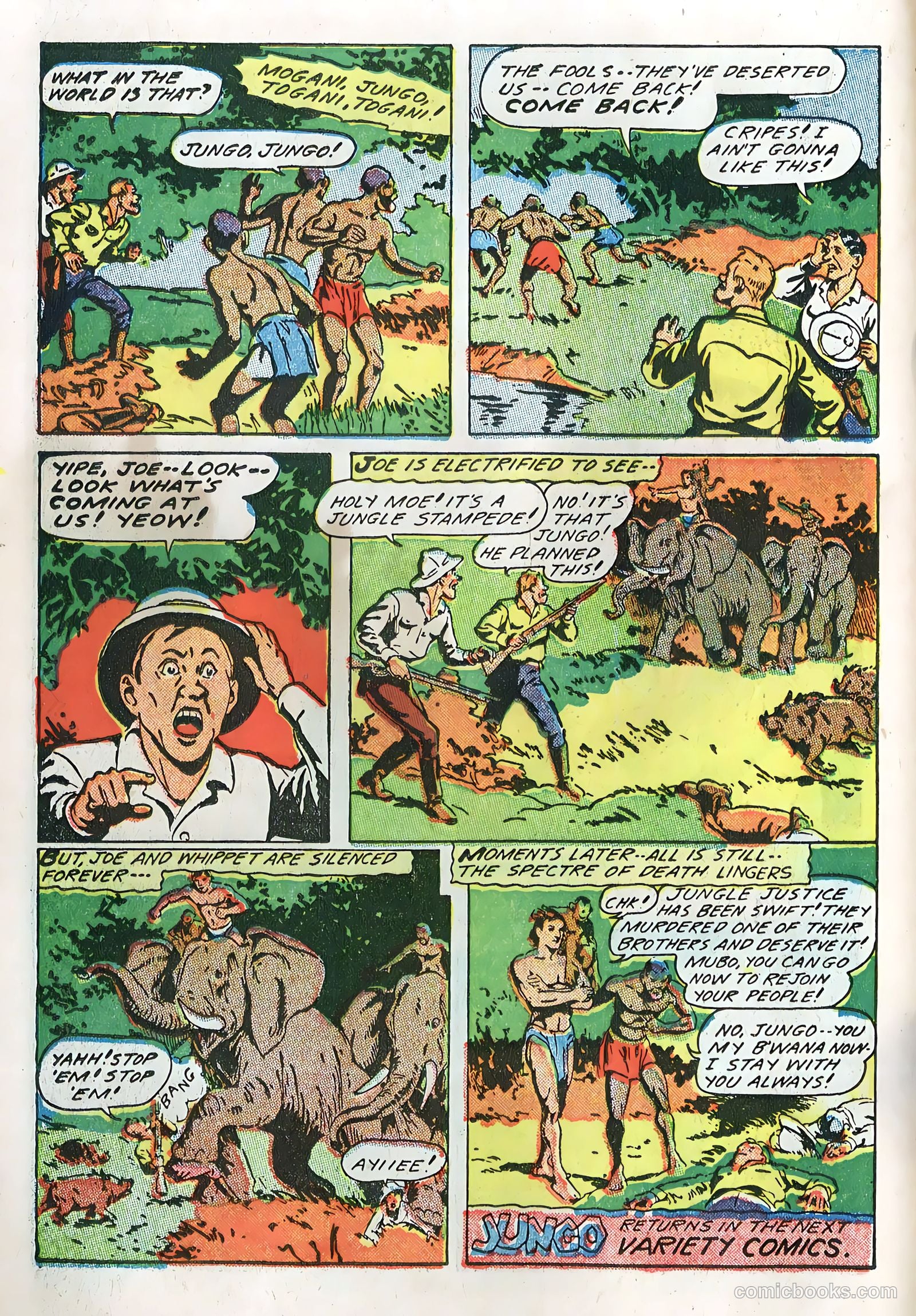 Variety Comics #3 (1946) — page 34 of 52