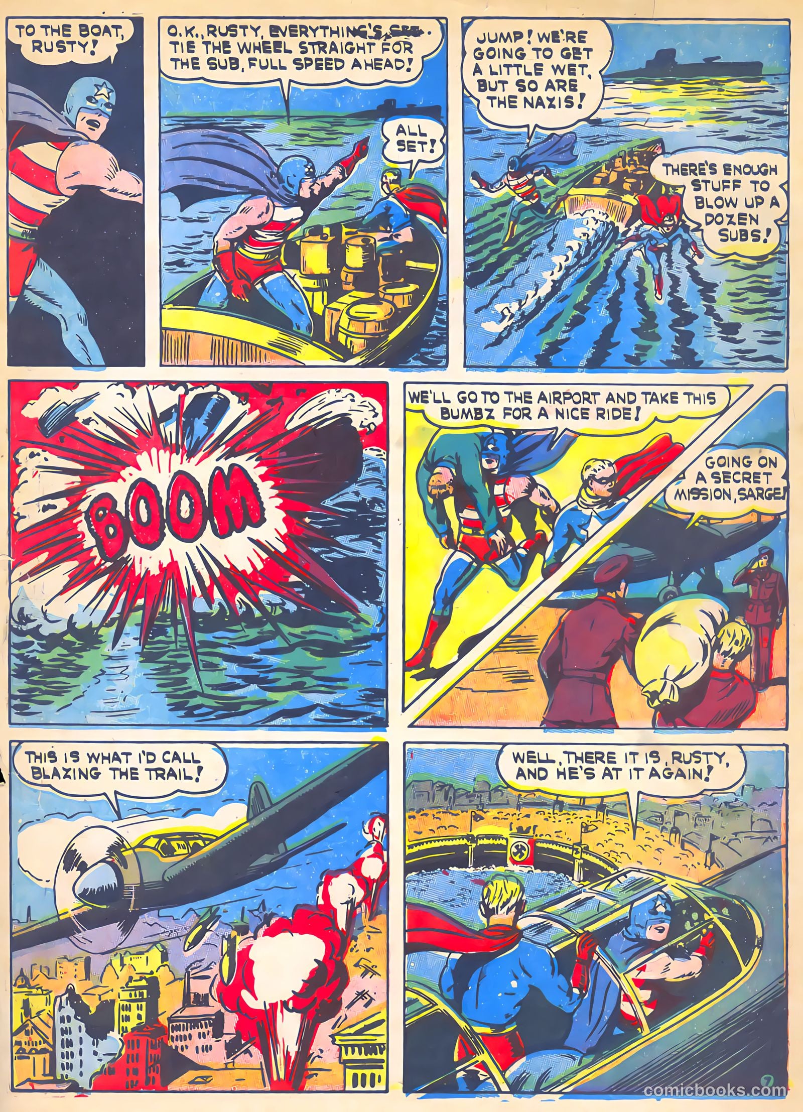 Veri Best Sure Fire Comics #1 (1943) — page 64 of 66