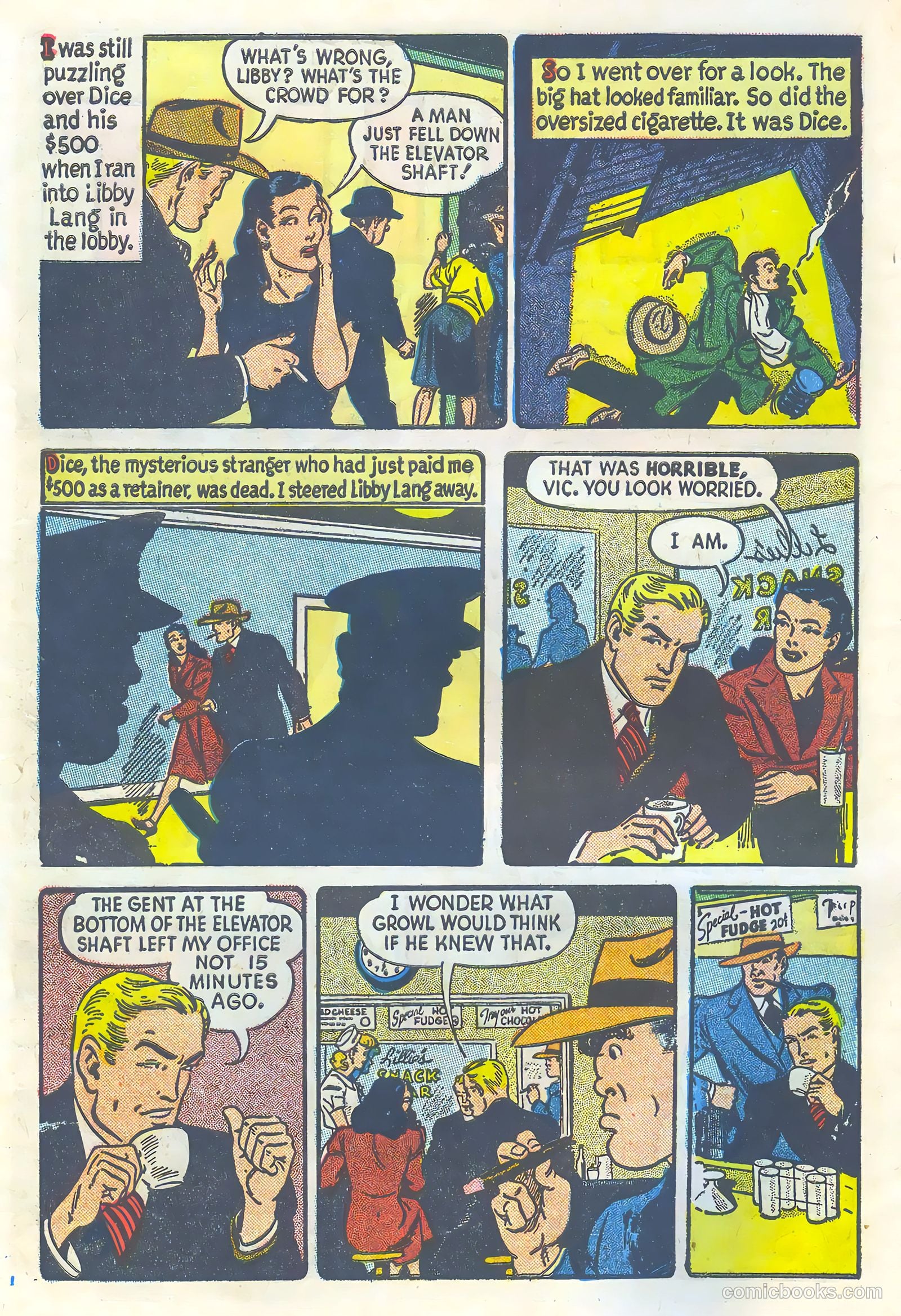 Vic Flint #1 (1948) — page 4 of 36