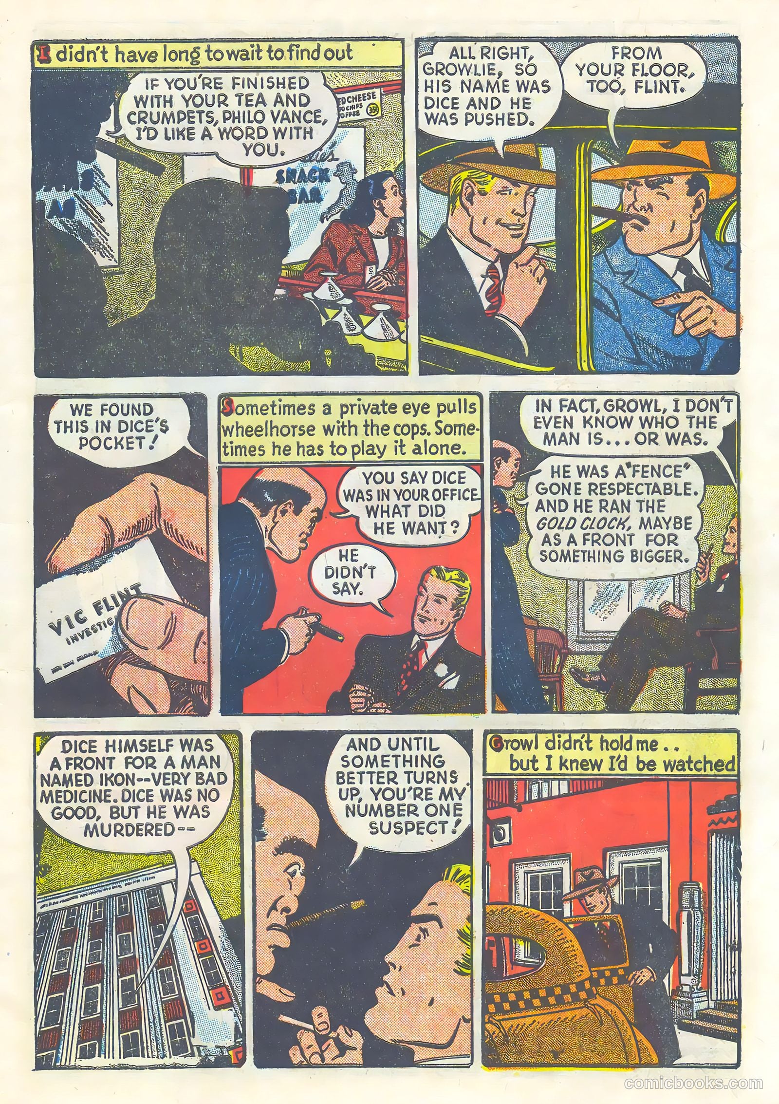 Vic Flint #1 (1948) — page 5 of 36