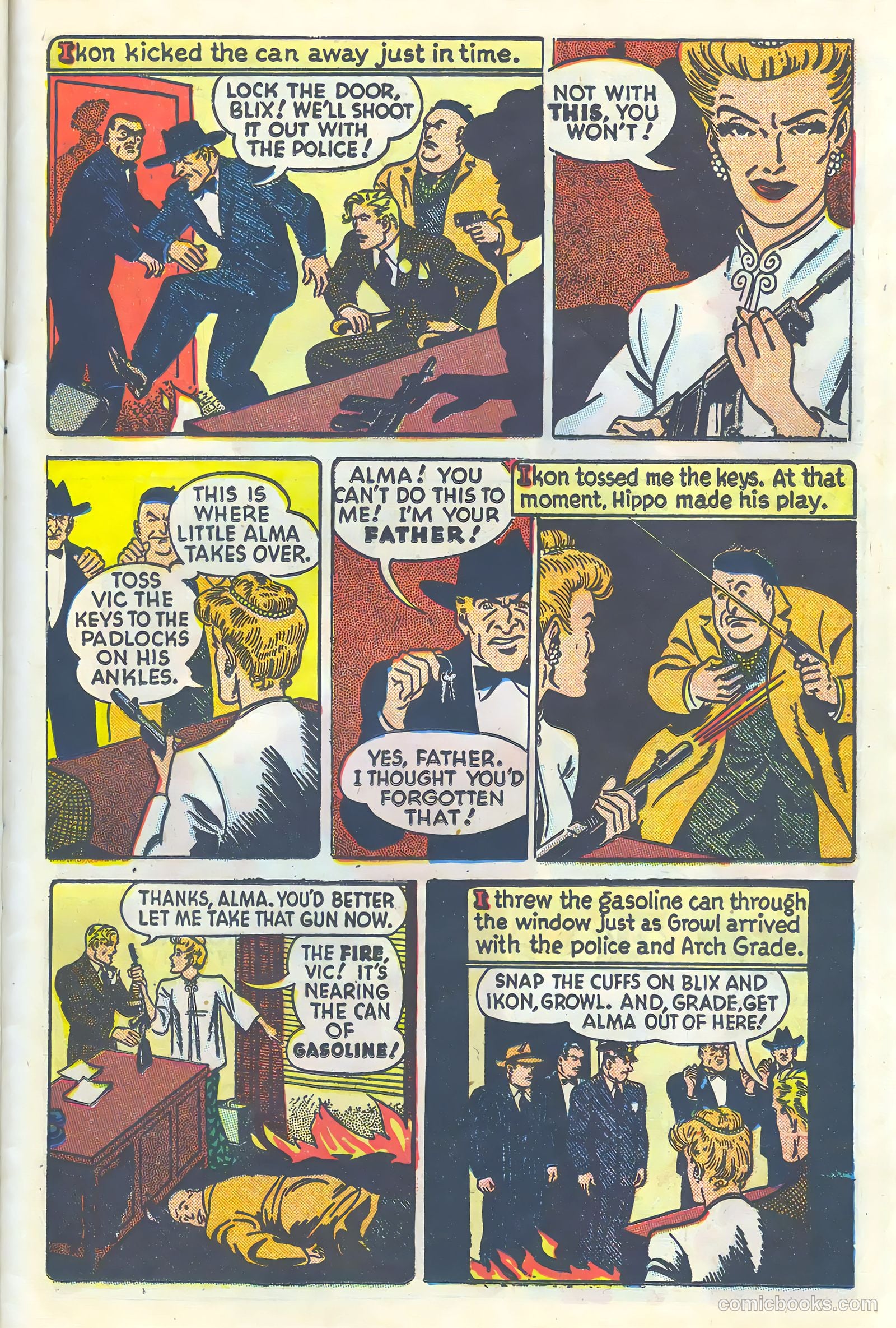 Vic Flint #1 (1948) — page 25 of 36