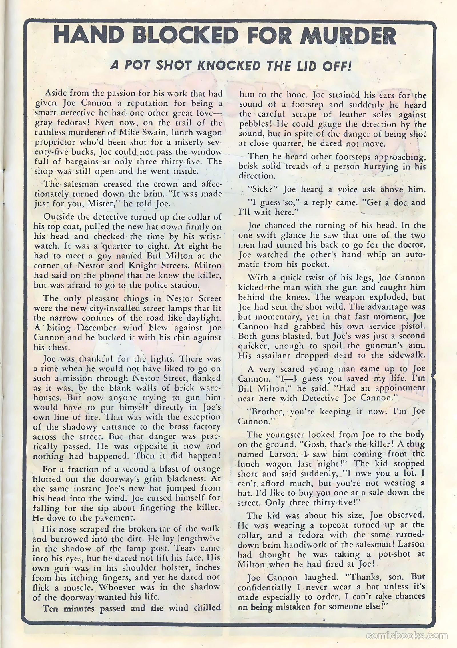 Vic Flint #1 (1948) — page 27 of 36