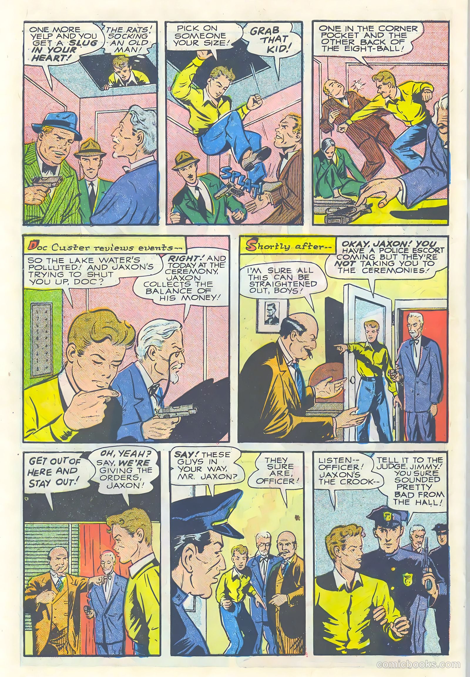 Vic Flint #1 (1948) — page 30 of 36