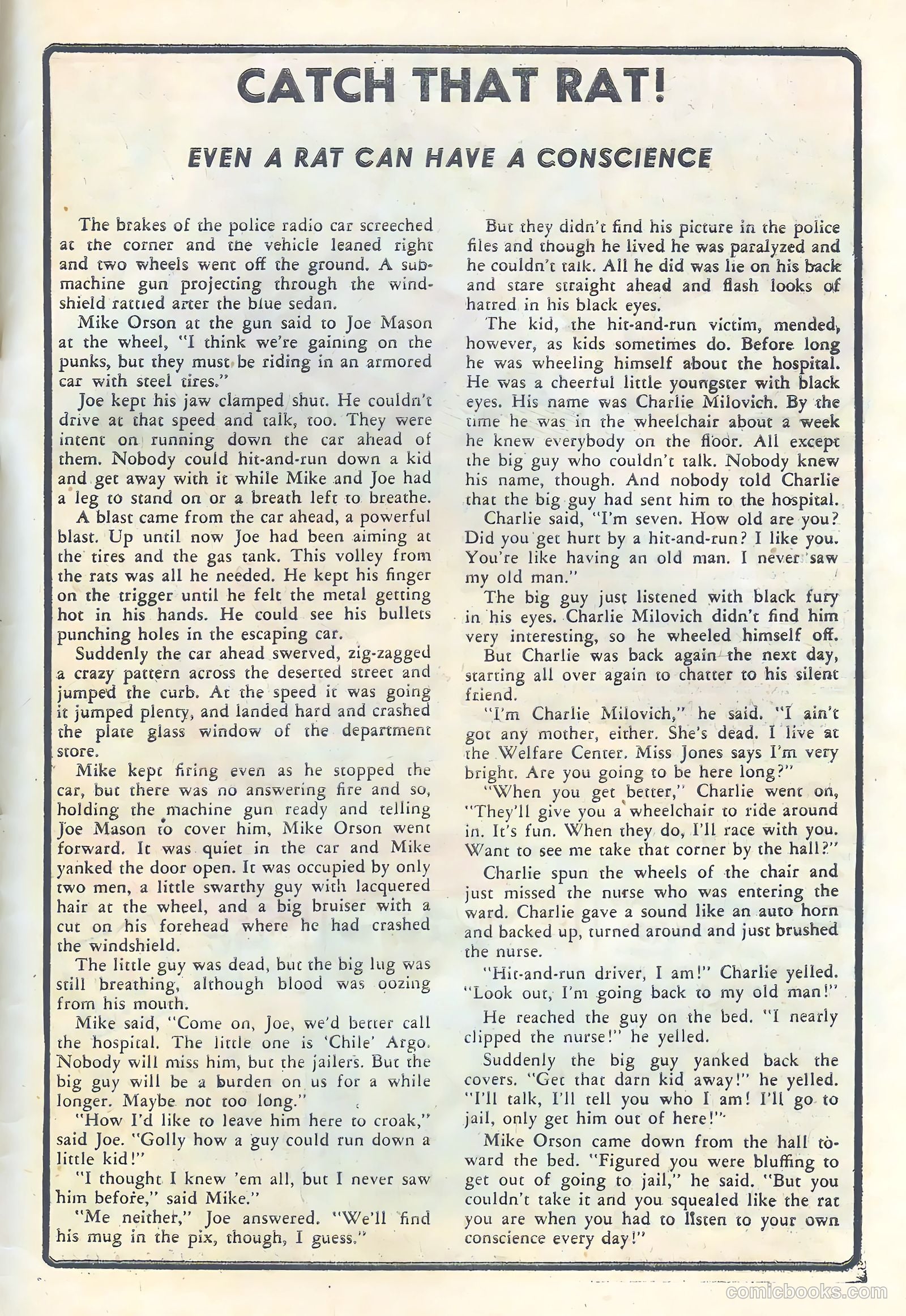 Vic Flint #1 (1948) — page 33 of 36