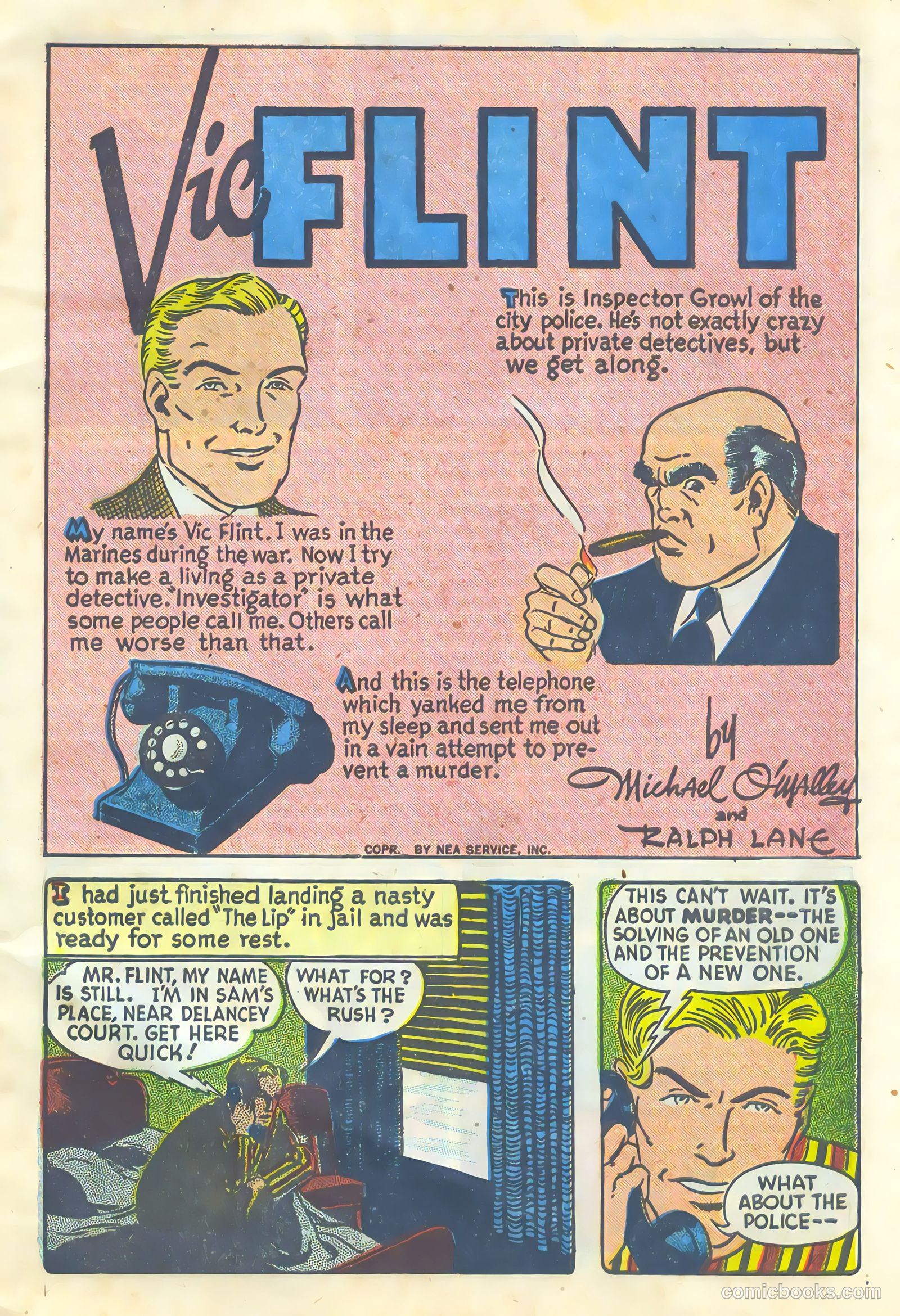 Vic Flint #2 (1948) — page 3 of 36