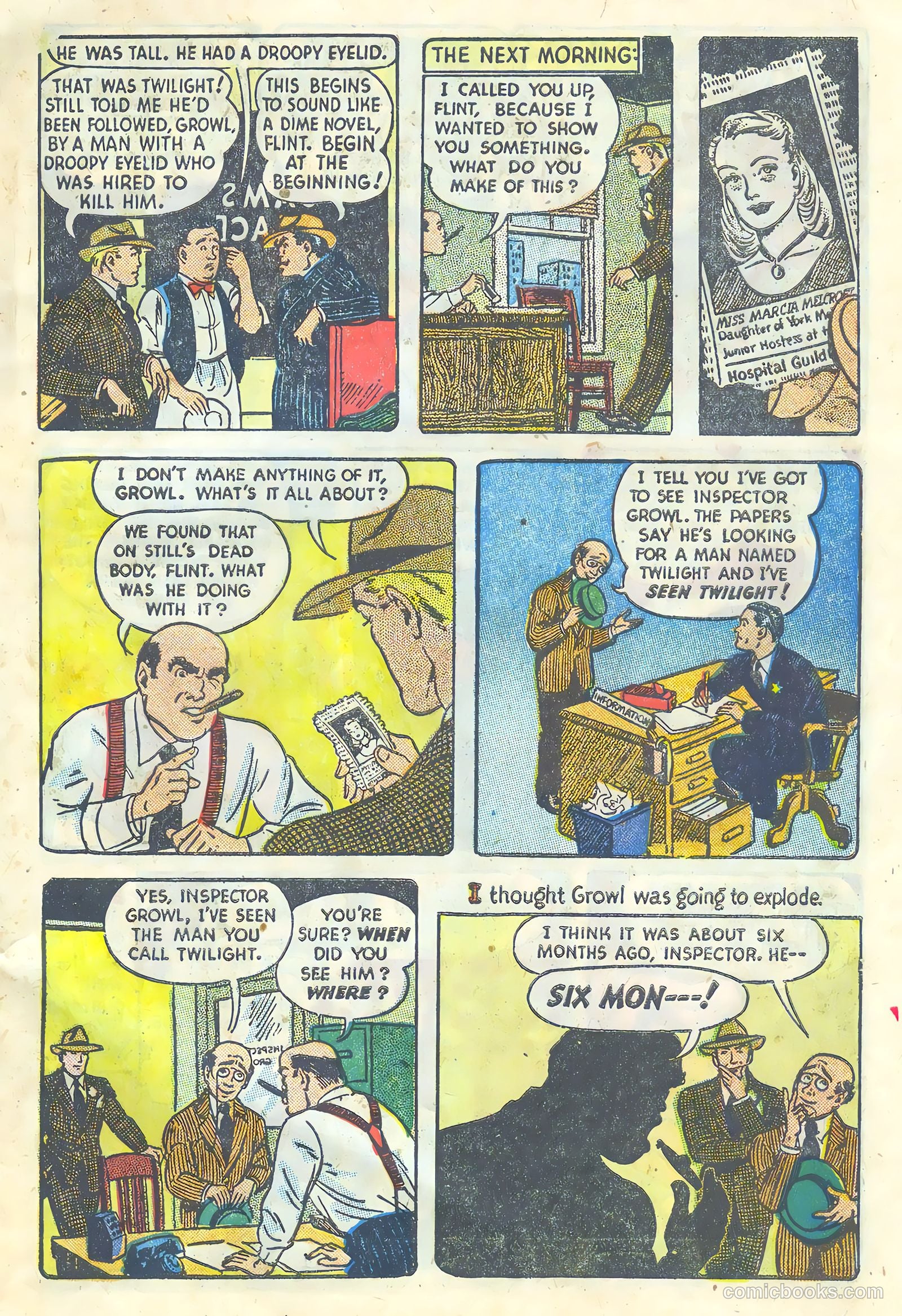 Vic Flint #2 (1948) — page 7 of 36