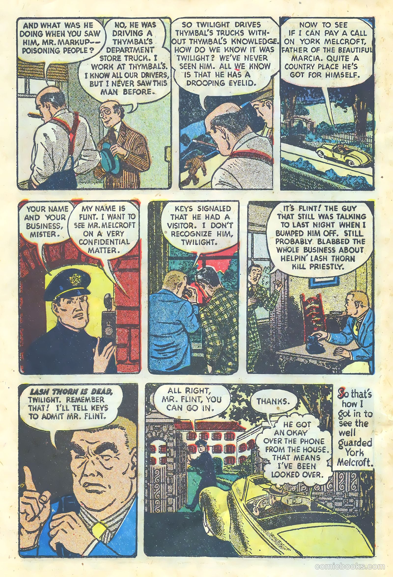 Vic Flint #2 (1948) — page 8 of 36