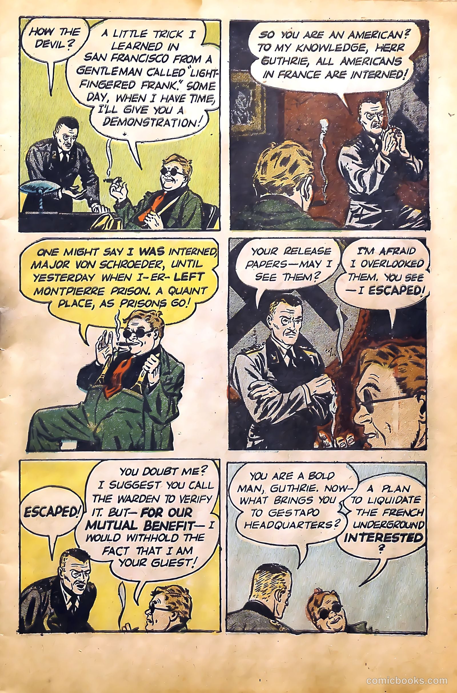 Vic Jordan #1 (1945) — page 6 of 37