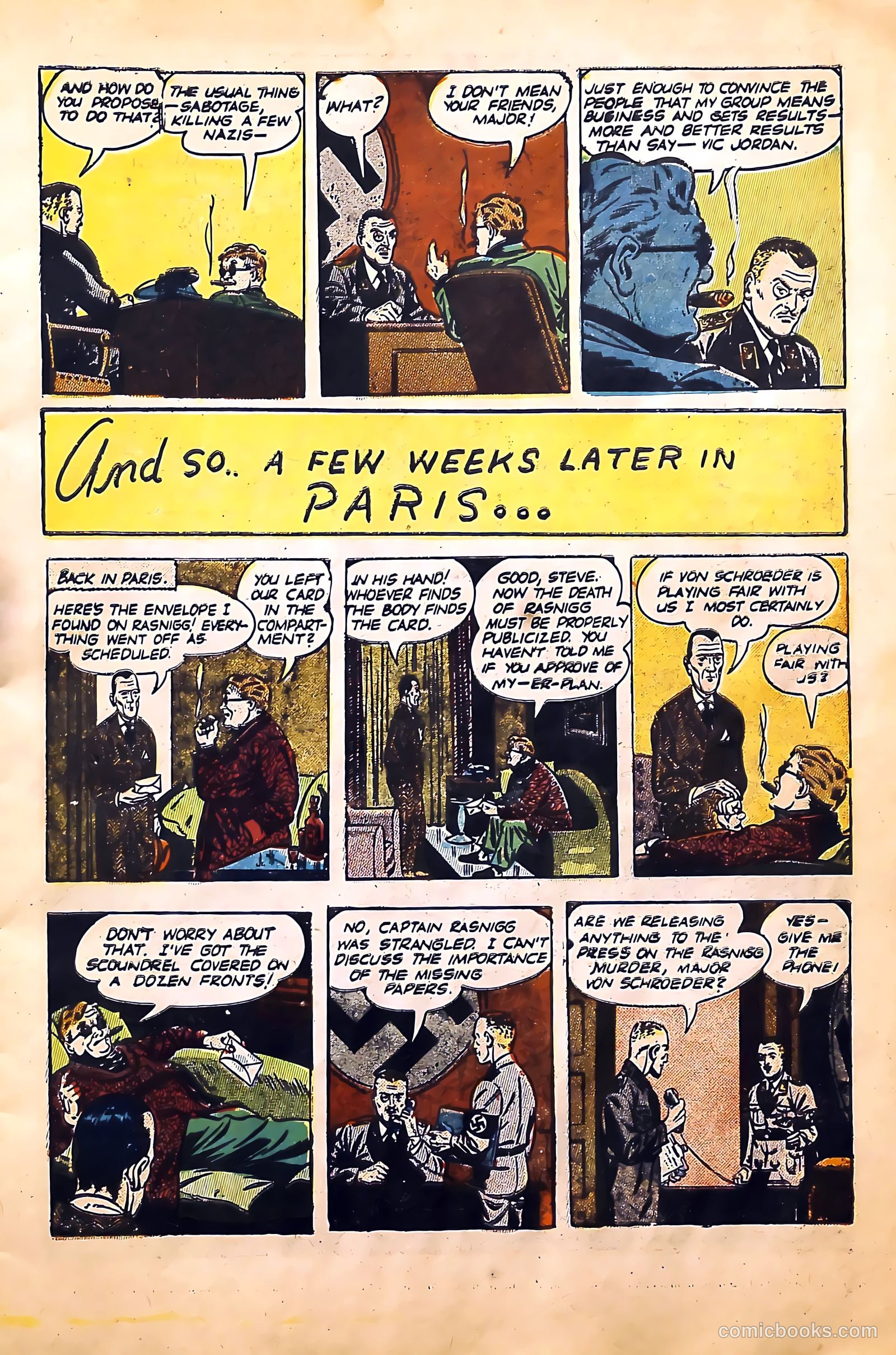 Vic Jordan #1 (1945) — page 8 of 37