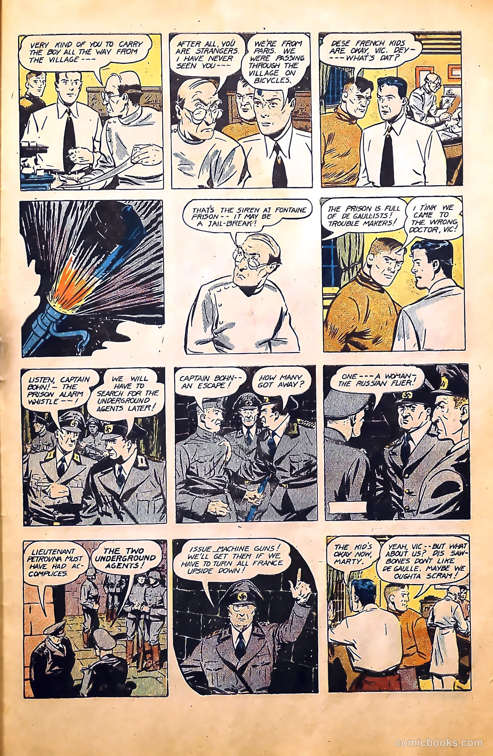 Vic Jordan #1 (1945) — page 30 of 37