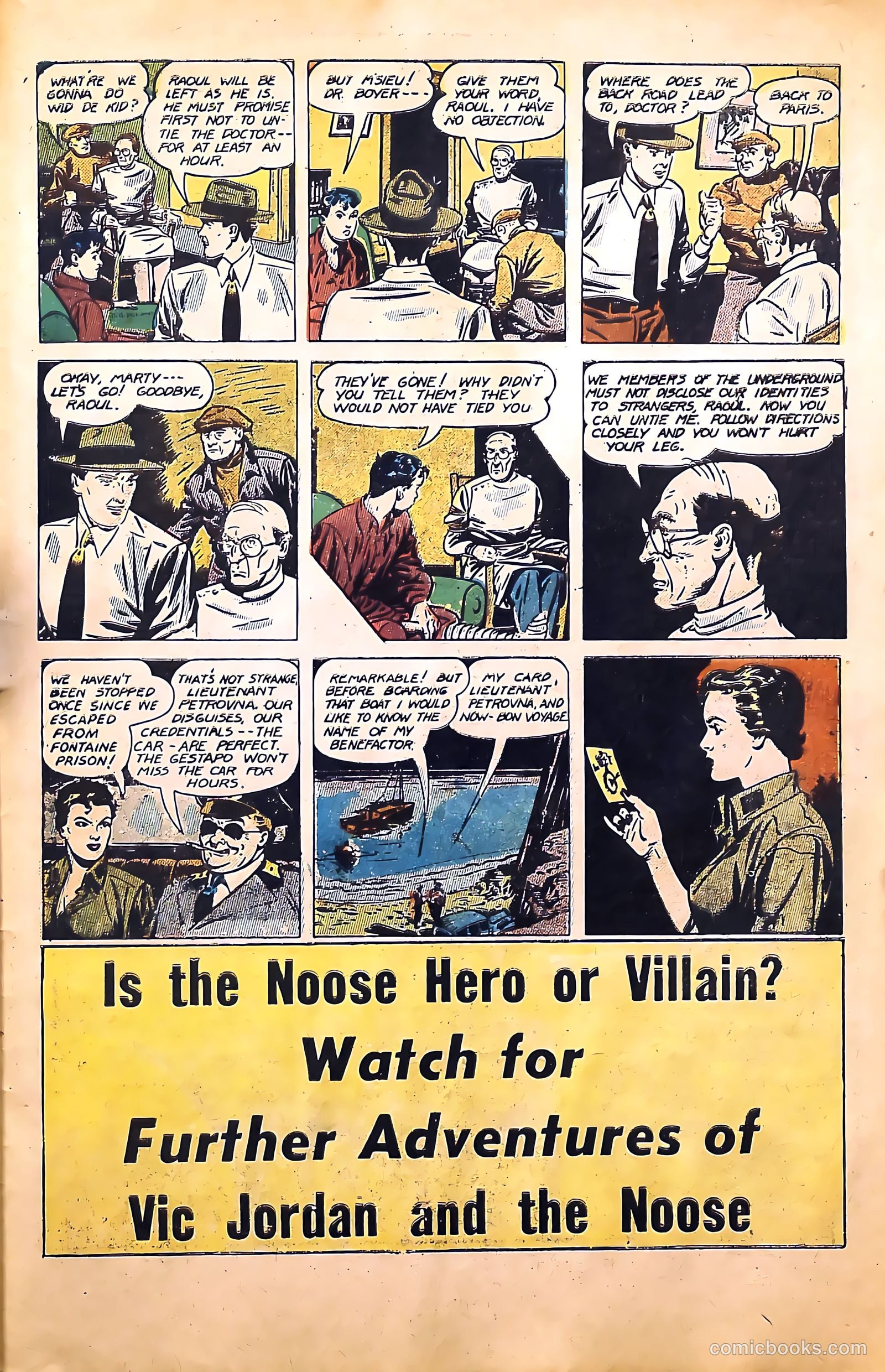 Vic Jordan #1 (1945) — page 32 of 37