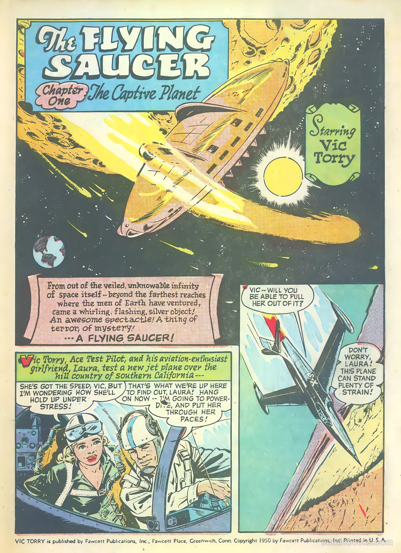 Vic Torry and His Flying Saucer #1 (1950) — page 3 of 36