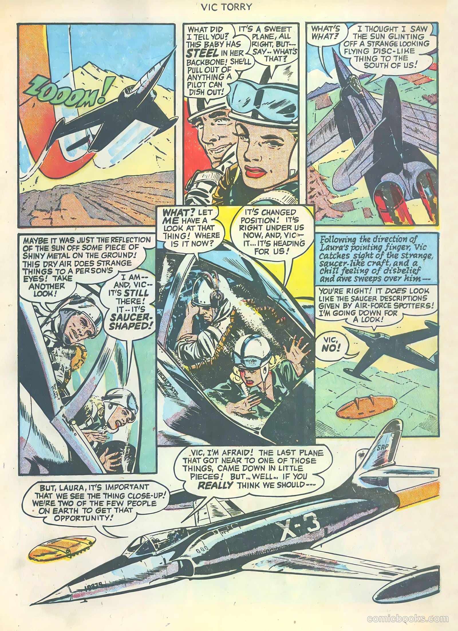 Vic Torry and His Flying Saucer #1 (1950) — page 4 of 36