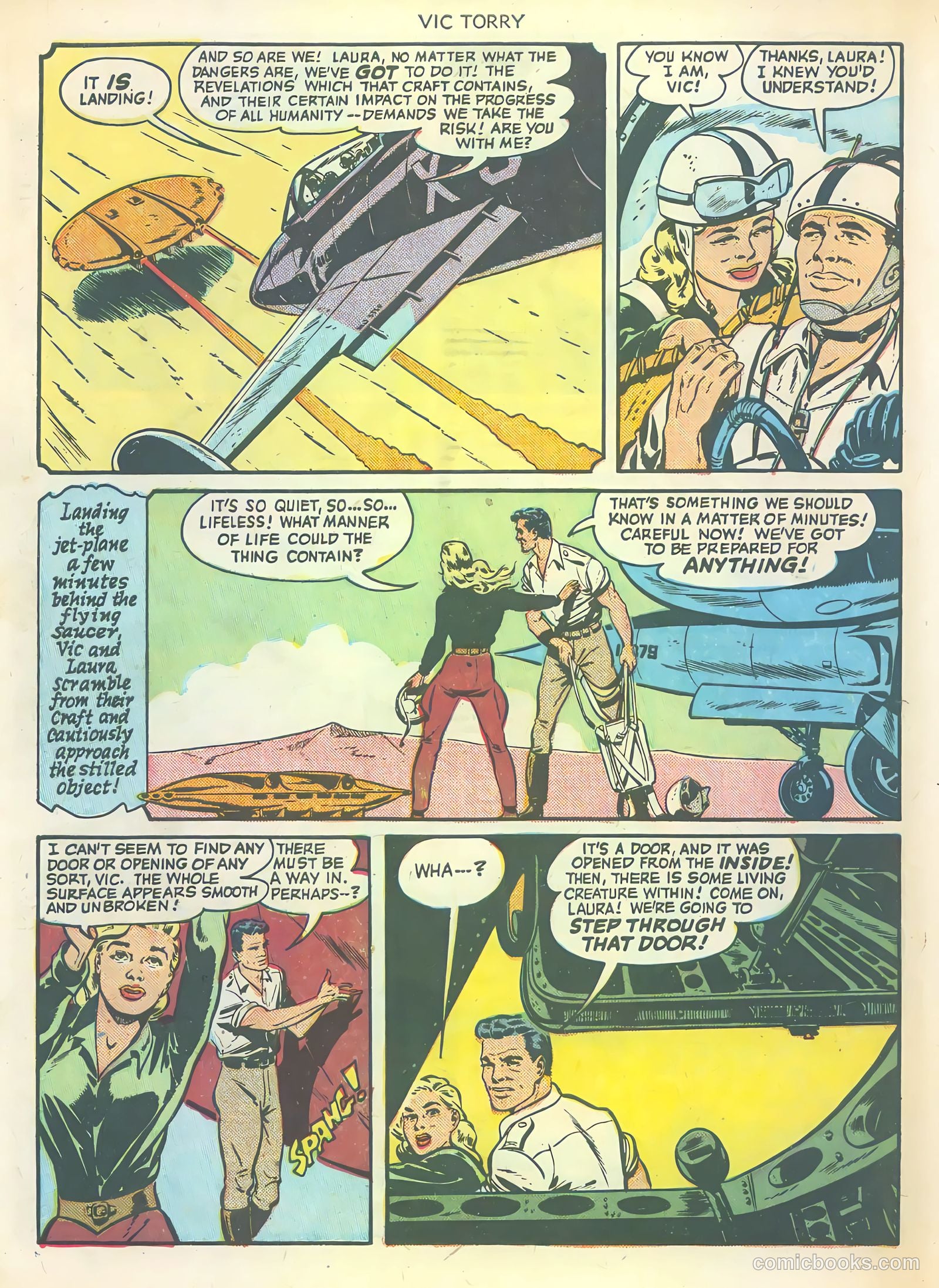 Vic Torry and His Flying Saucer #1 (1950) — page 6 of 36