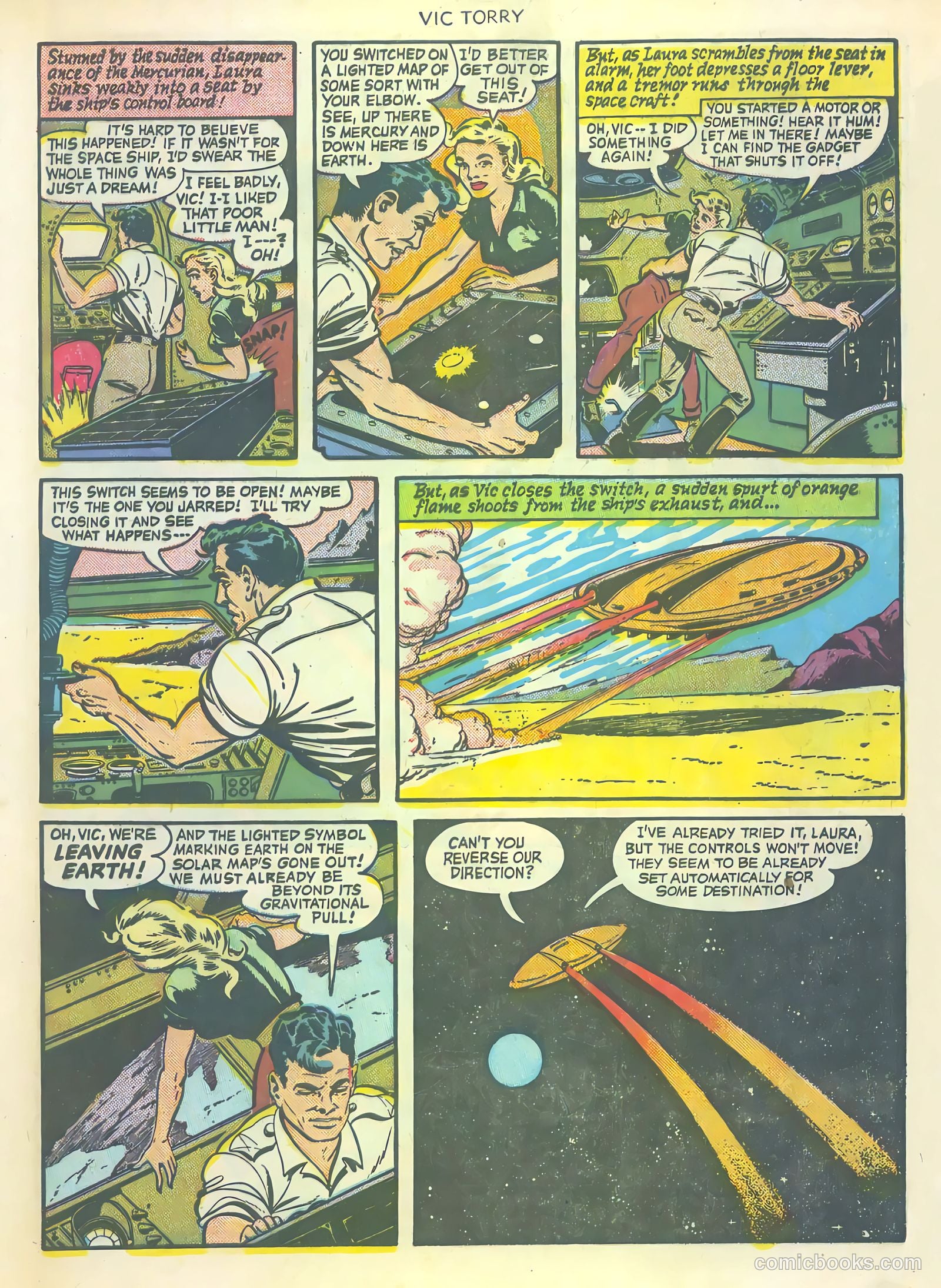 Vic Torry and His Flying Saucer #1 (1950) — page 9 of 36