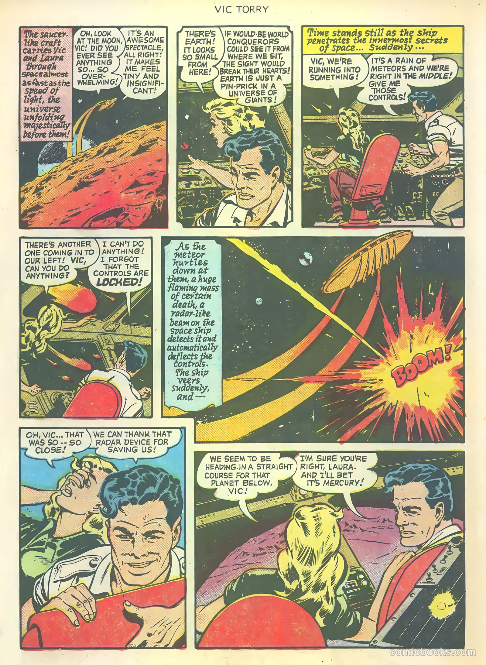 Vic Torry and His Flying Saucer #1 (1950) — page 10 of 36