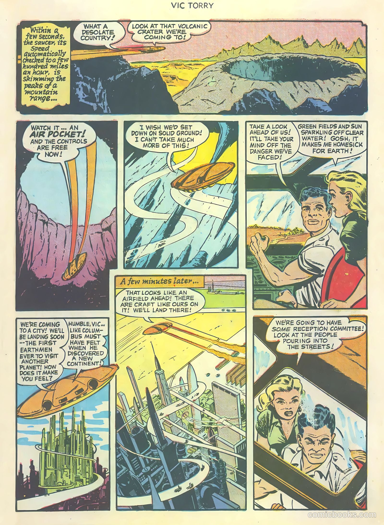 Vic Torry and His Flying Saucer #1 (1950) — page 11 of 36