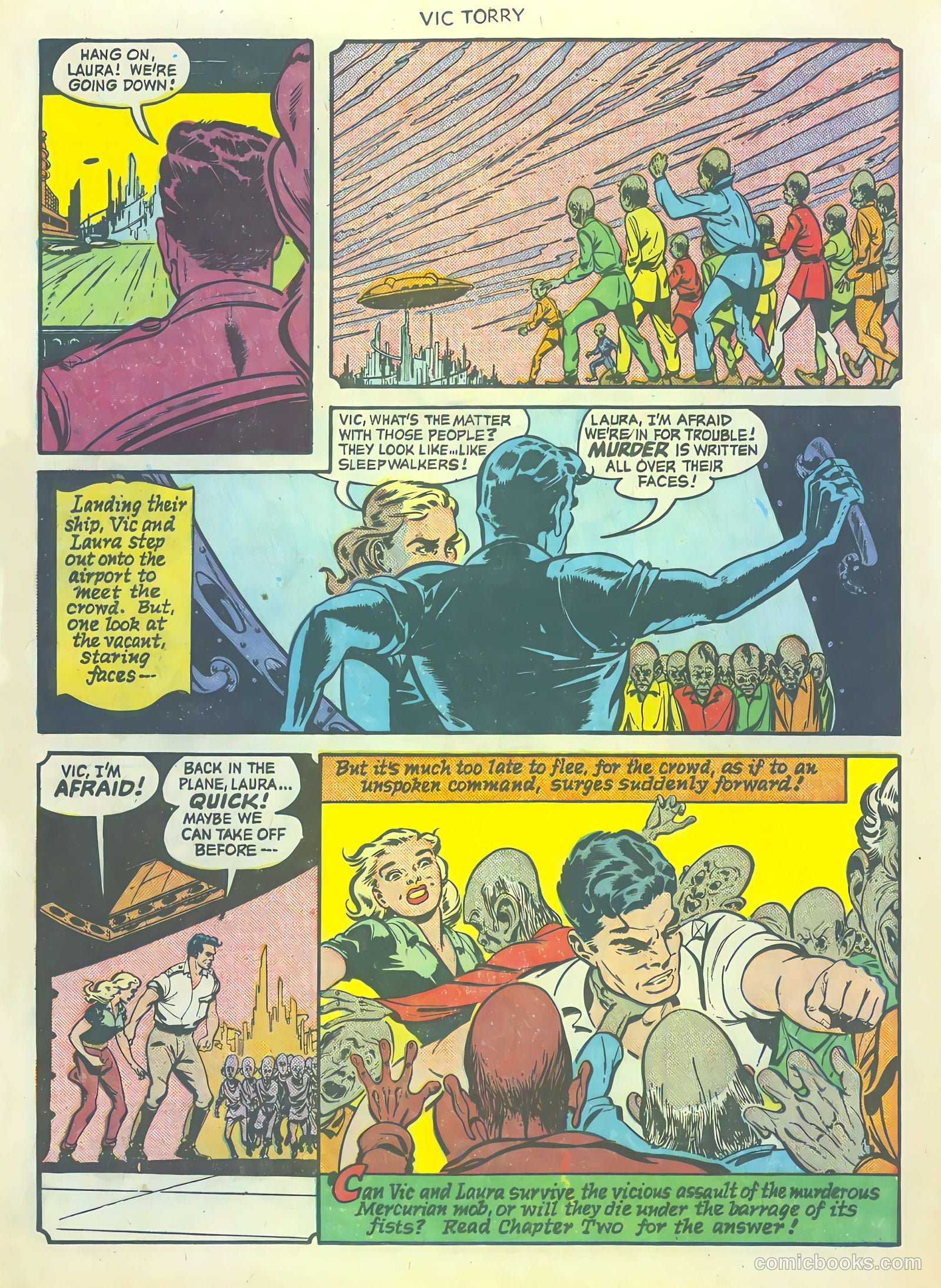 Vic Torry and His Flying Saucer #1 (1950) — page 12 of 36