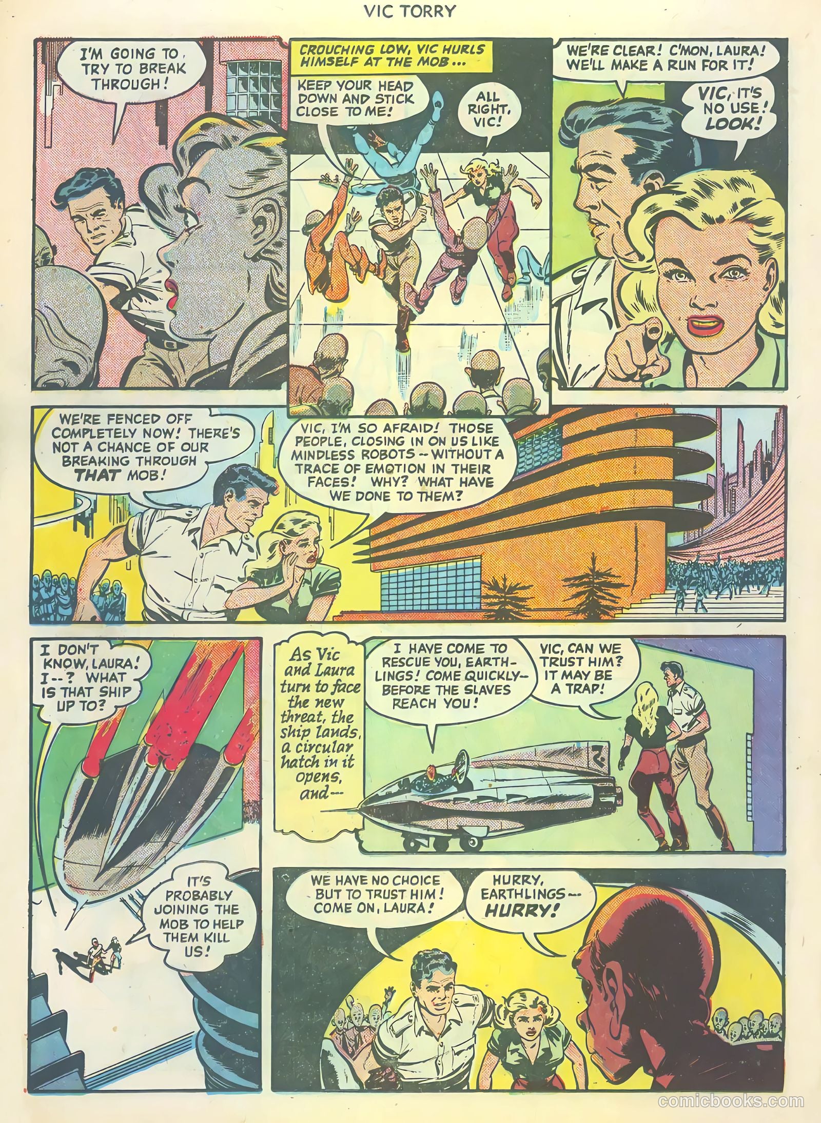 Vic Torry and His Flying Saucer #1 (1950) — page 14 of 36
