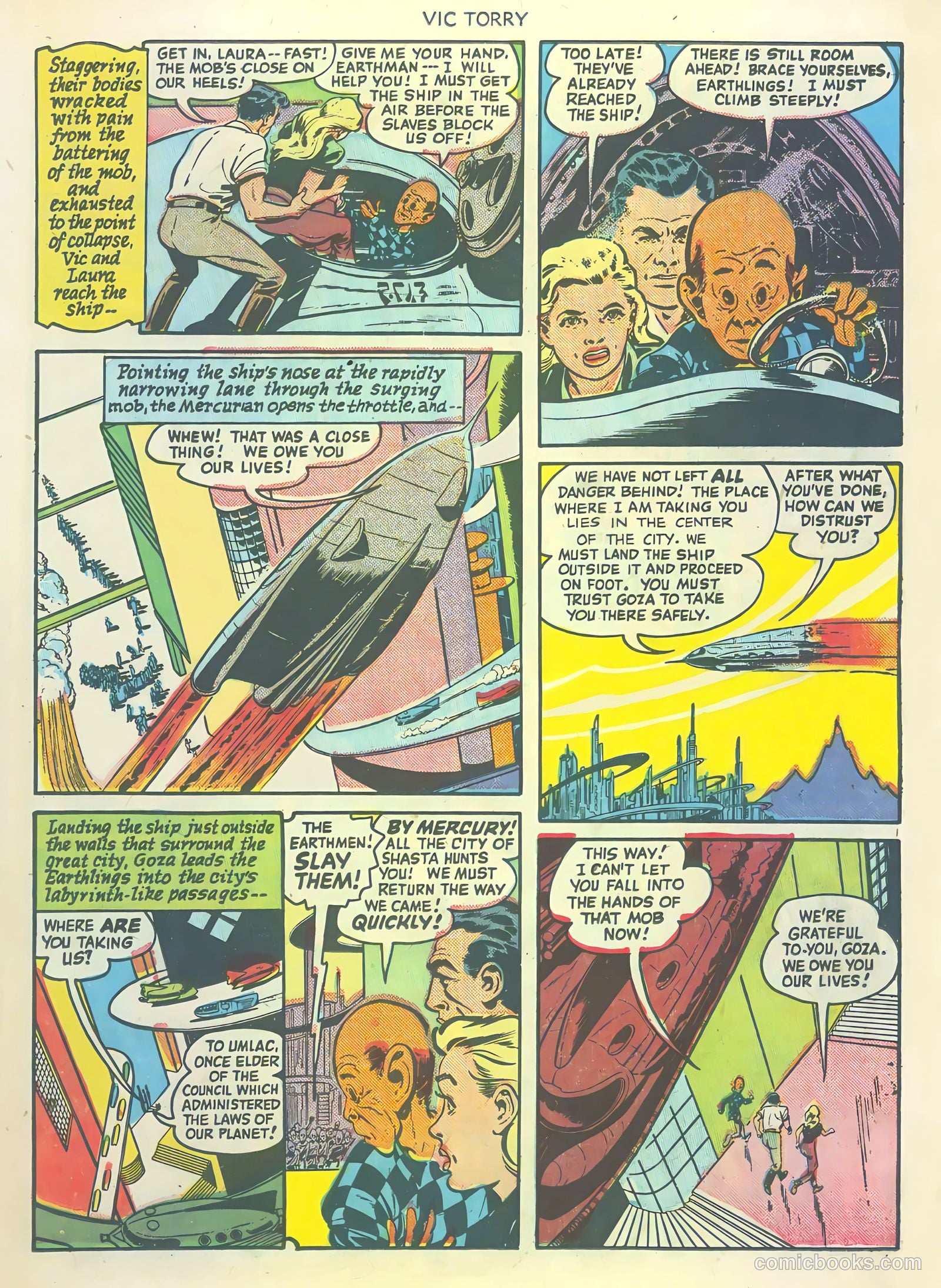 Vic Torry and His Flying Saucer #1 (1950) — page 15 of 36