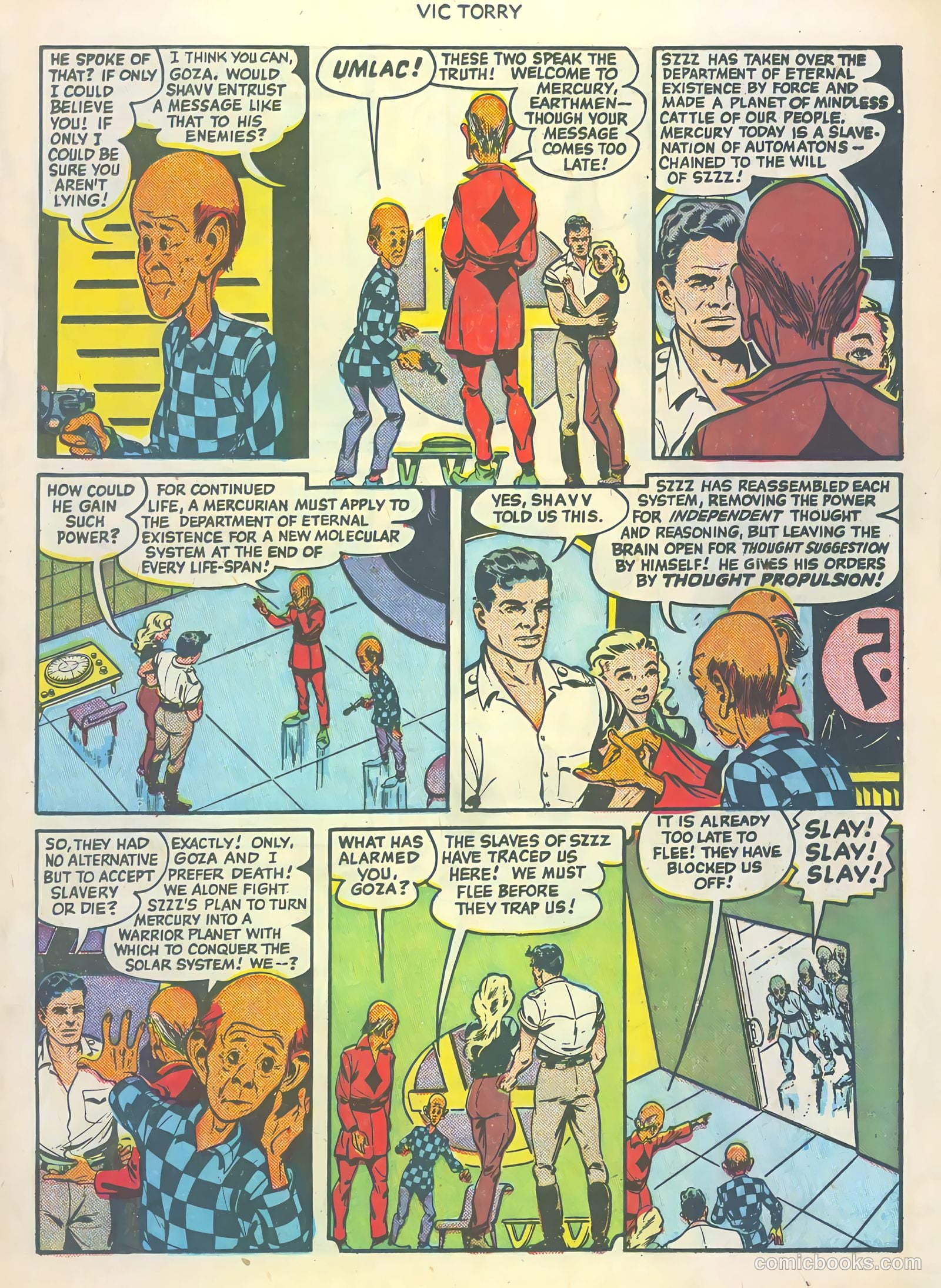 Vic Torry and His Flying Saucer #1 (1950) — page 17 of 36