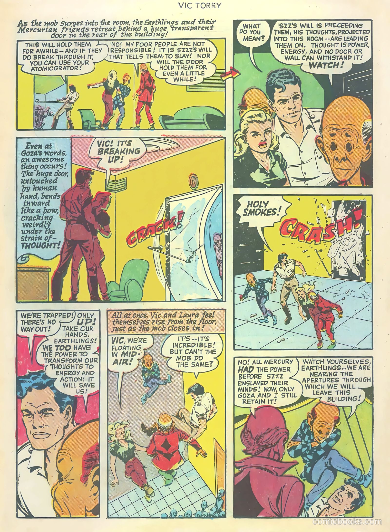 Vic Torry and His Flying Saucer #1 (1950) — page 18 of 36