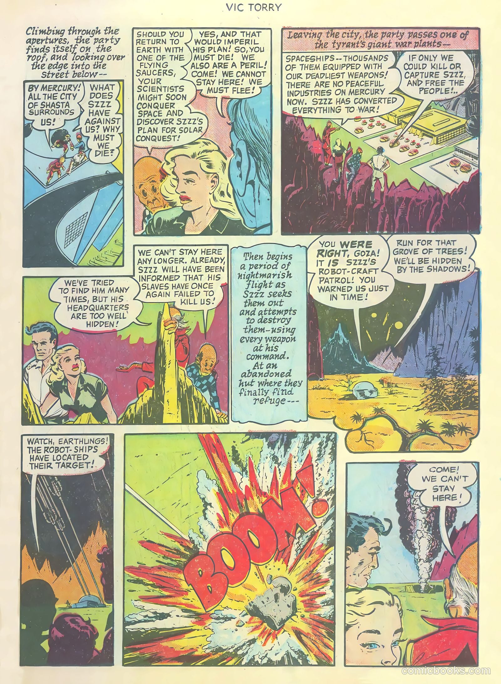 Vic Torry and His Flying Saucer #1 (1950) — page 19 of 36