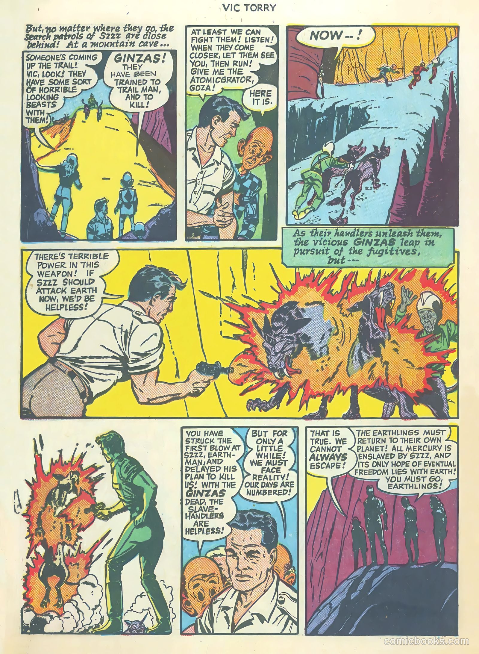Vic Torry and His Flying Saucer #1 (1950) — page 20 of 36